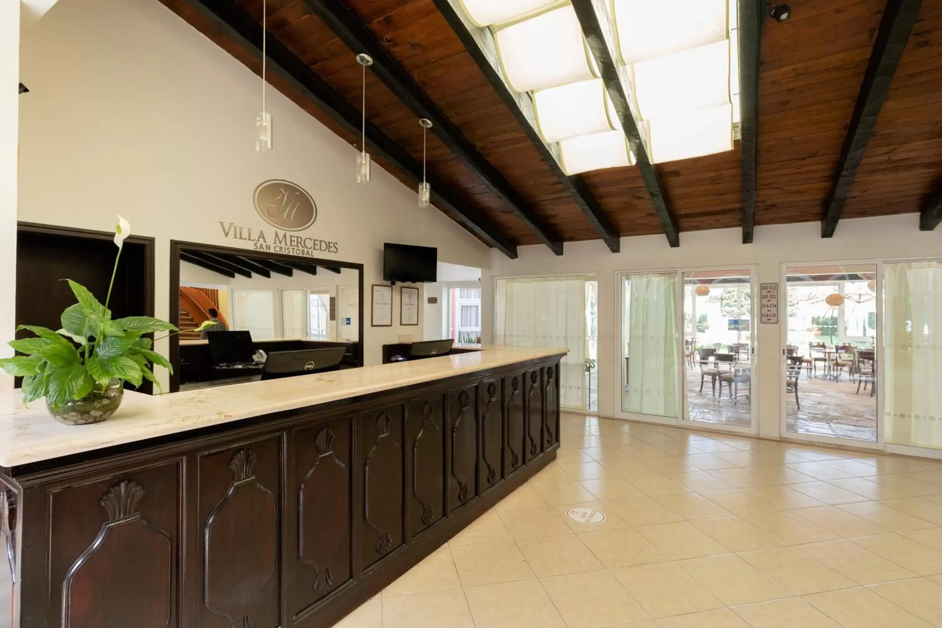 Property building, Lobby/Reception in Hoteles Villa Mercedes San Cristobal