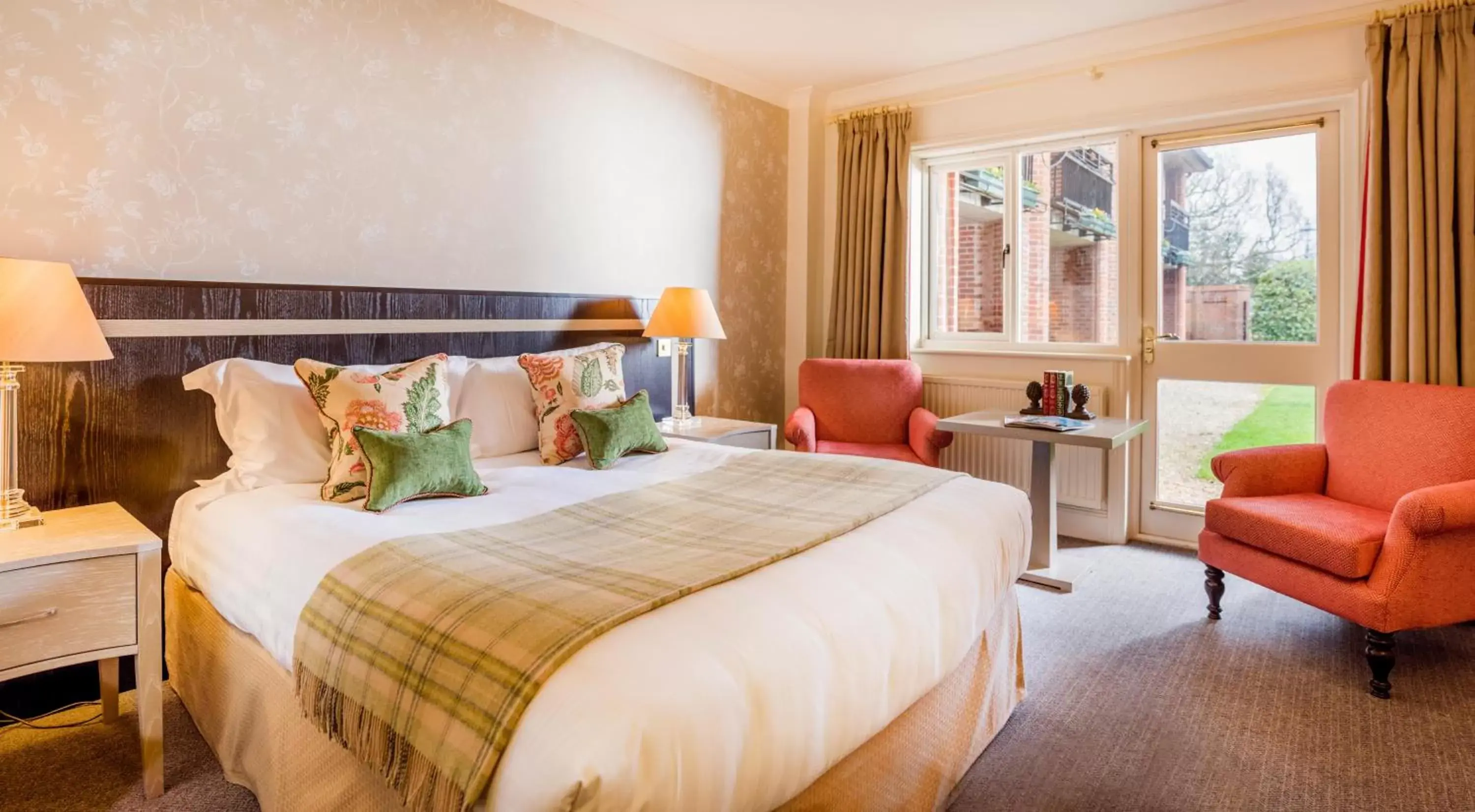  Standard Double Room with Garden View in Careys Manor Hotel & SenSpa