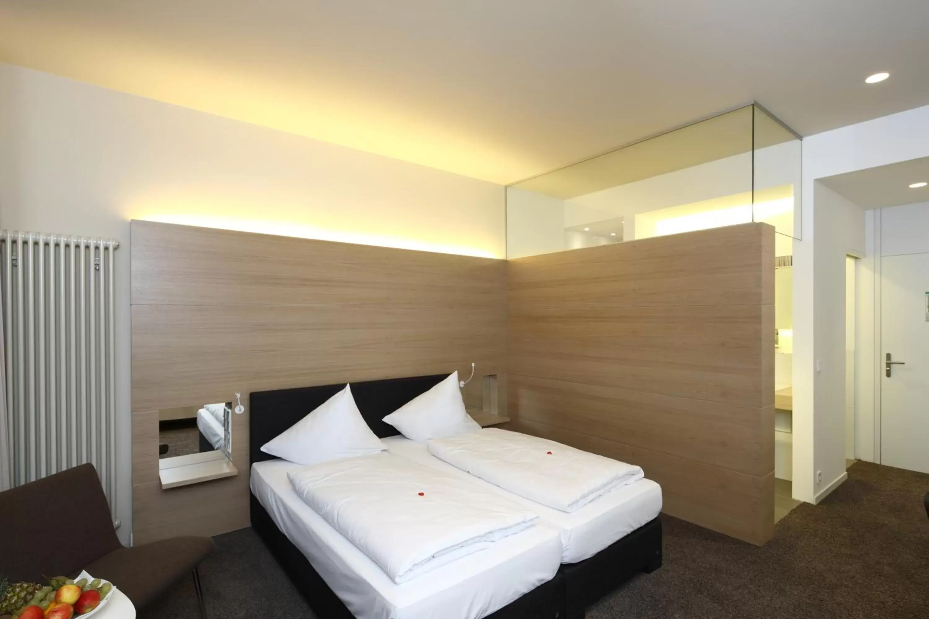 Bedroom, Bed in Parkhotel Jordanbad