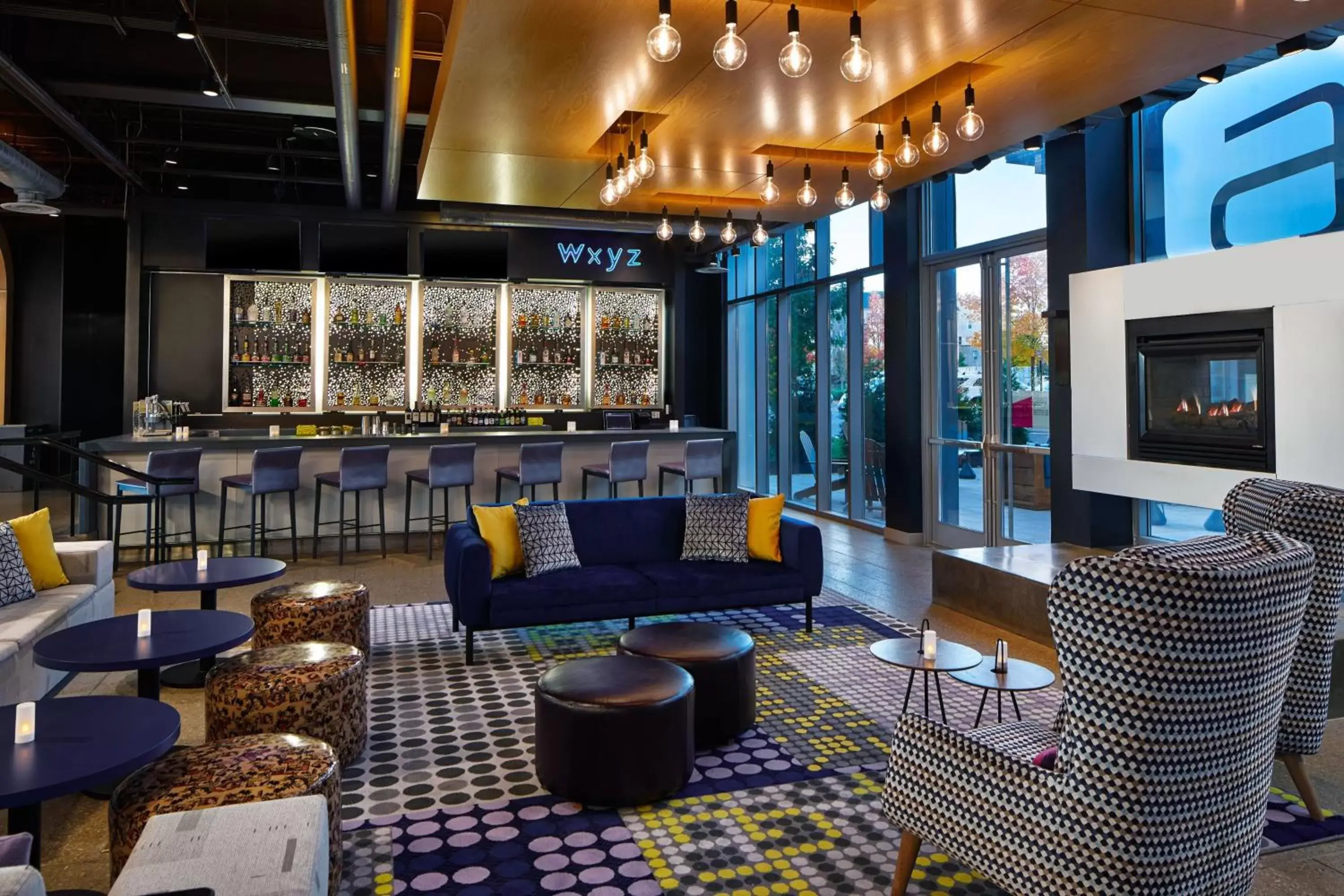 Lounge or bar, Lounge/Bar in Aloft Dulles Airport North