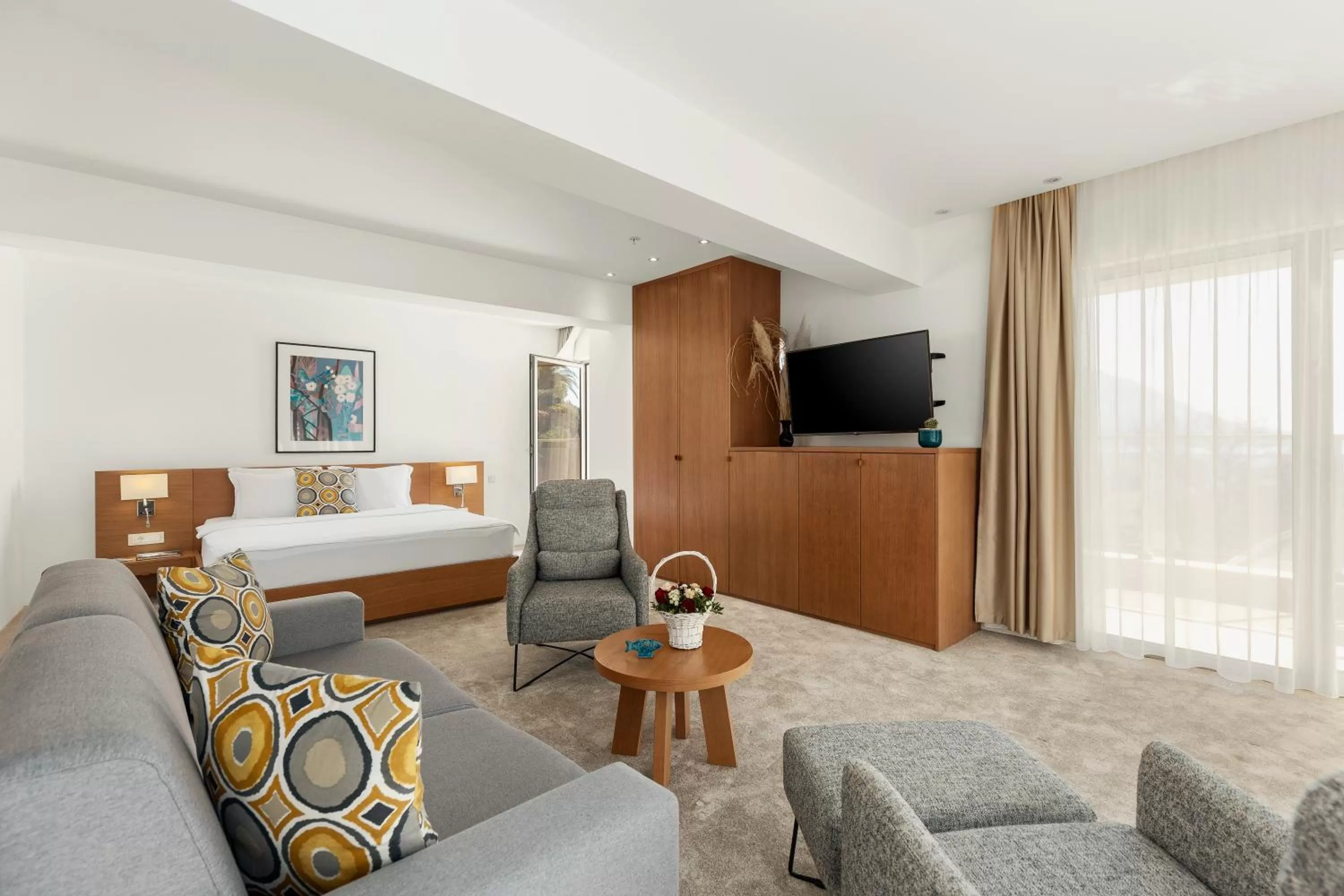 Bedroom, Bed in Hotel Harmonia by Dukley