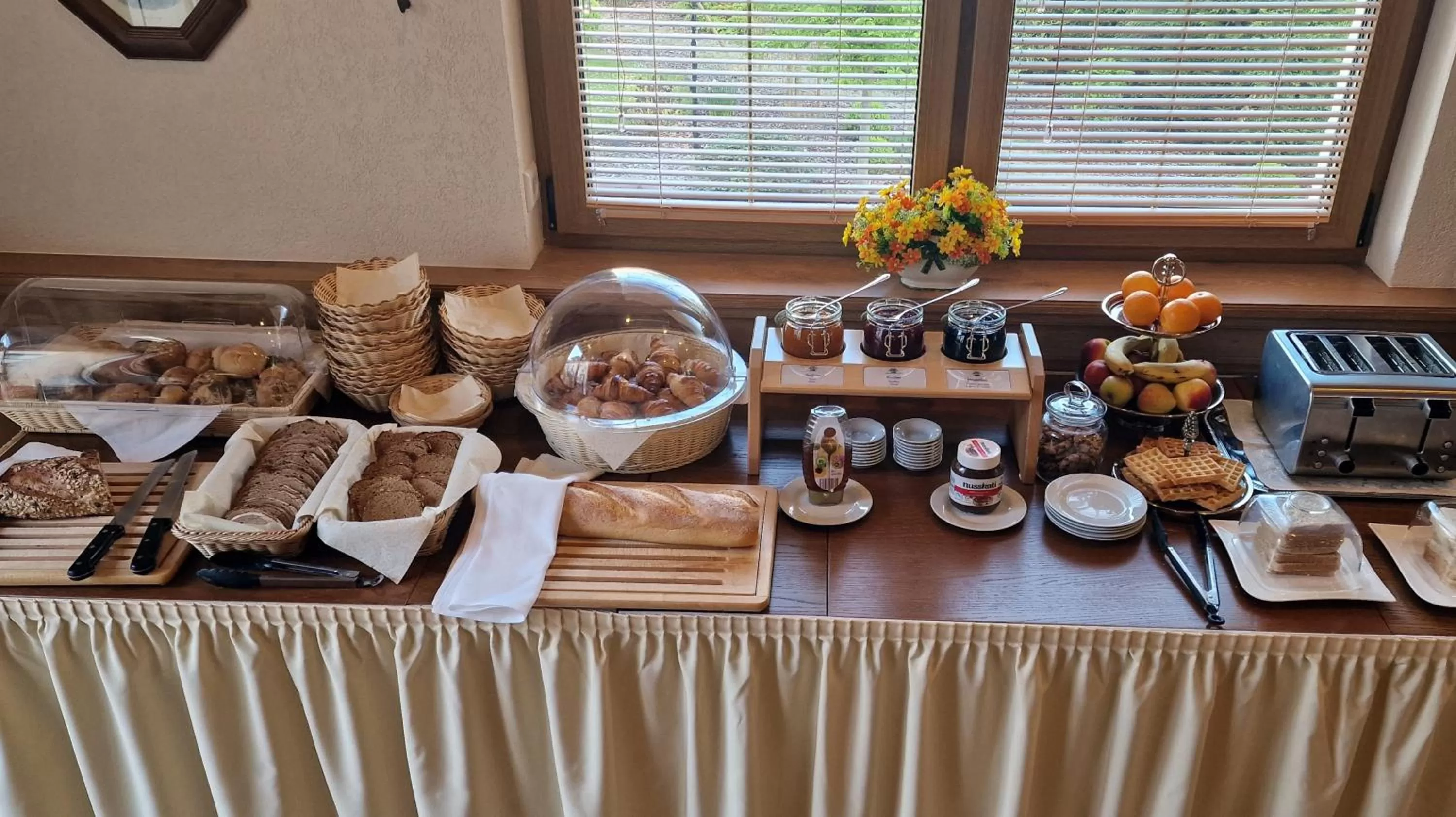 Buffet breakfast in Hotel Rebstock