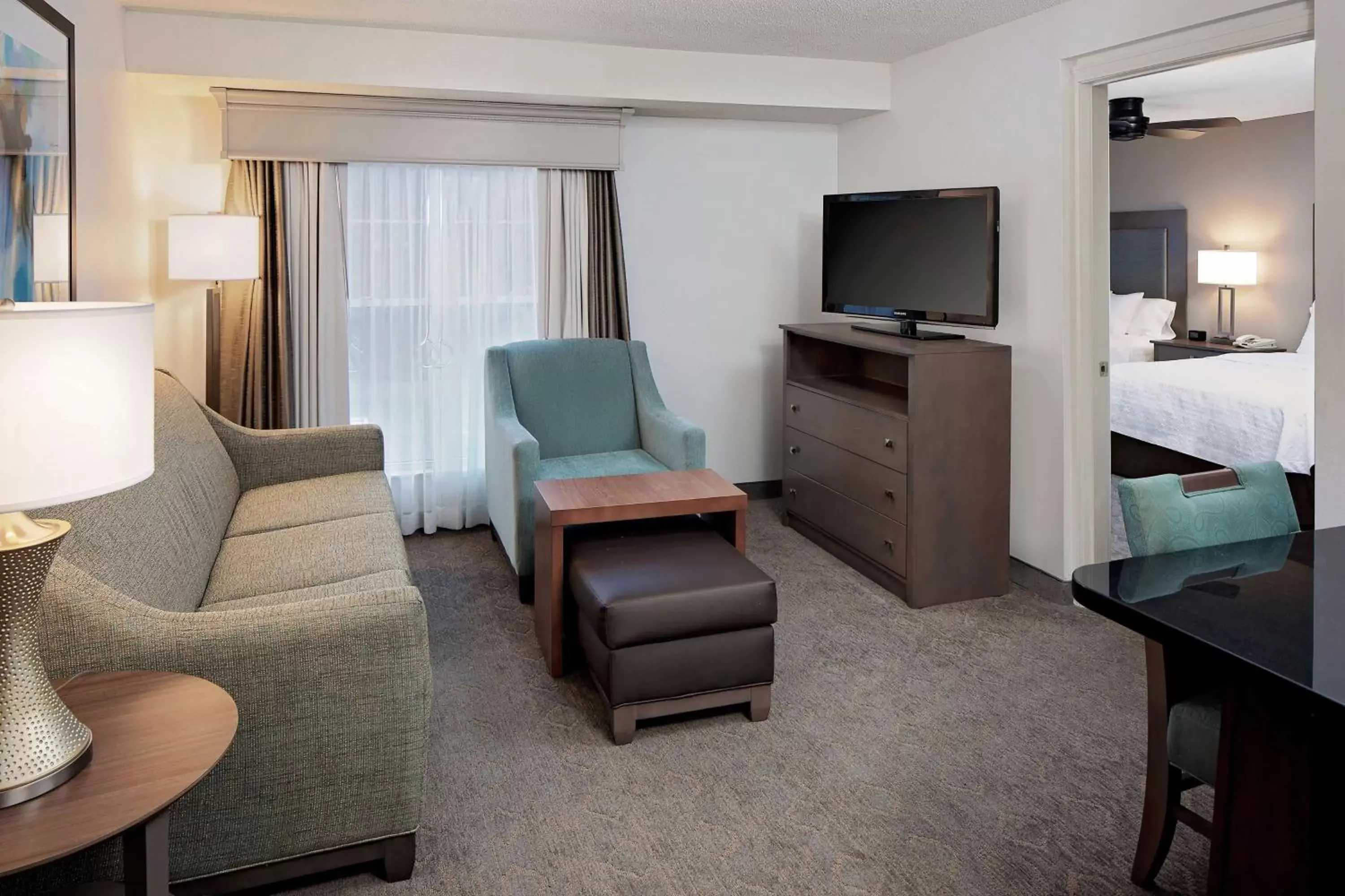 Photo of the whole room, Seating Area in Homewood Suites by Hilton - Boston/Billerica-Bedford