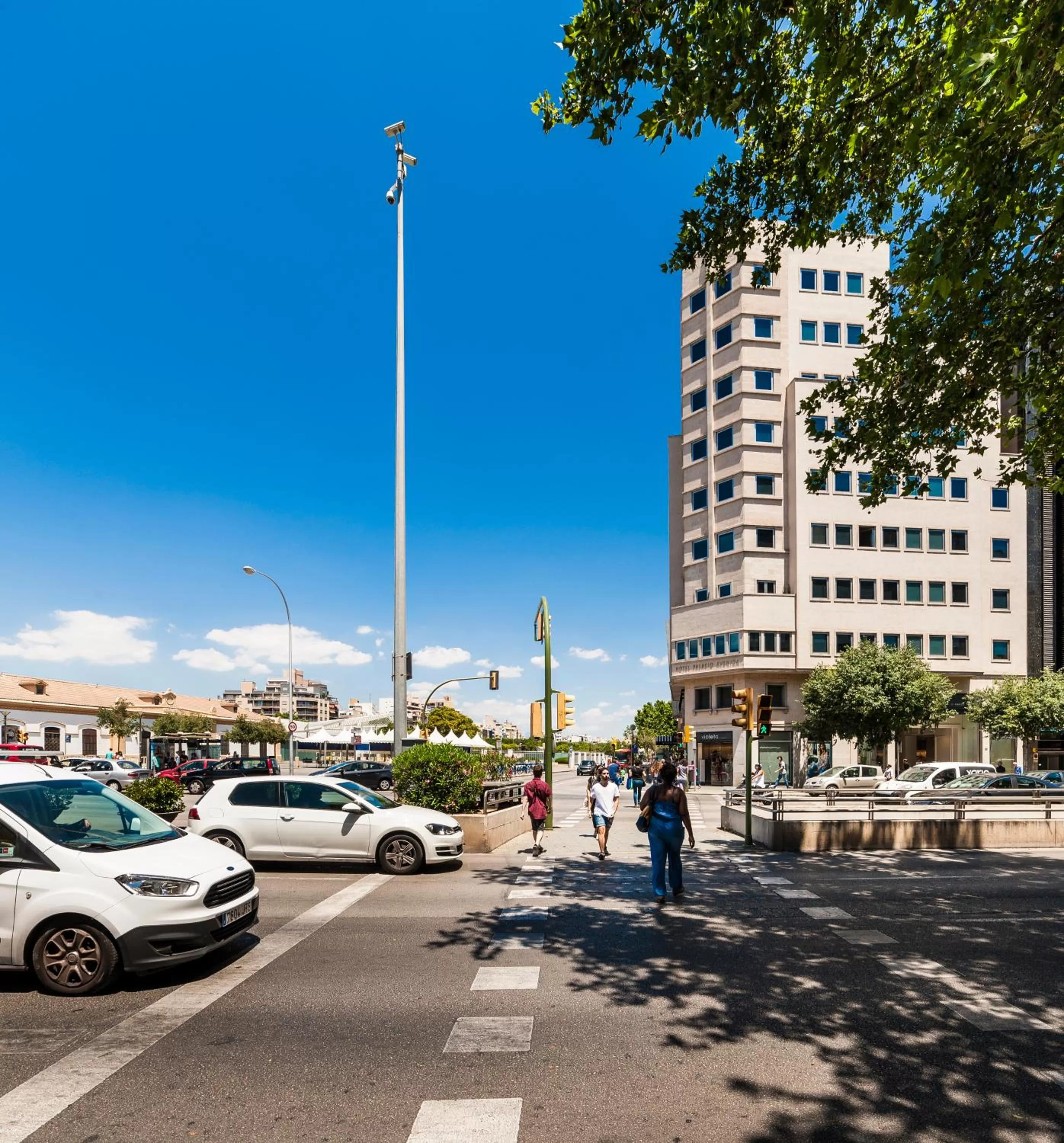 Bird's eye view in Palacio Avenida