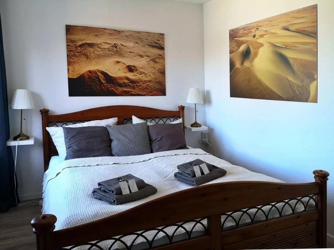 Bed in Landlust Hotel