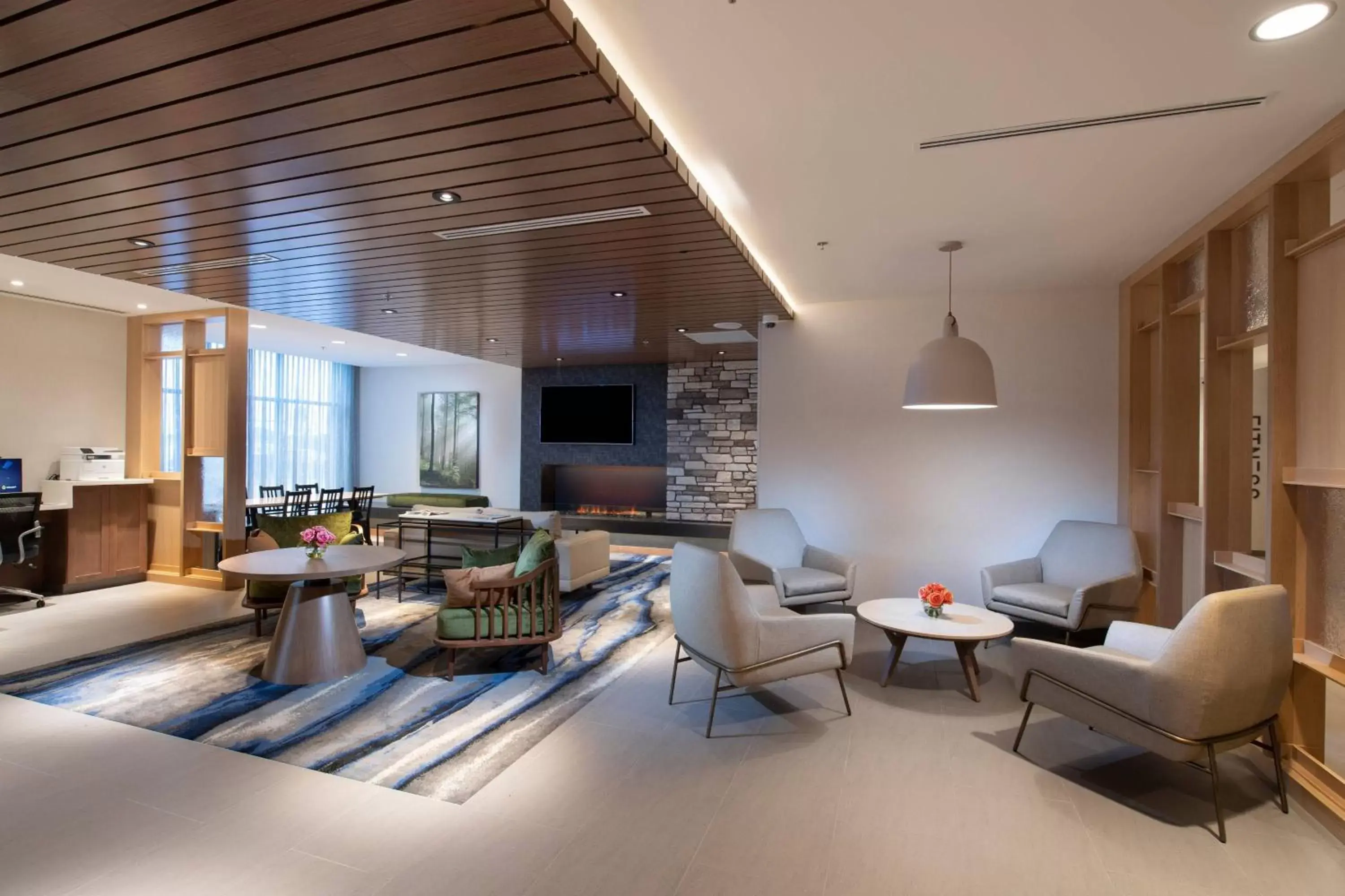 Lobby or reception, Seating Area in Fairfield by Marriott Edmonton International Airport