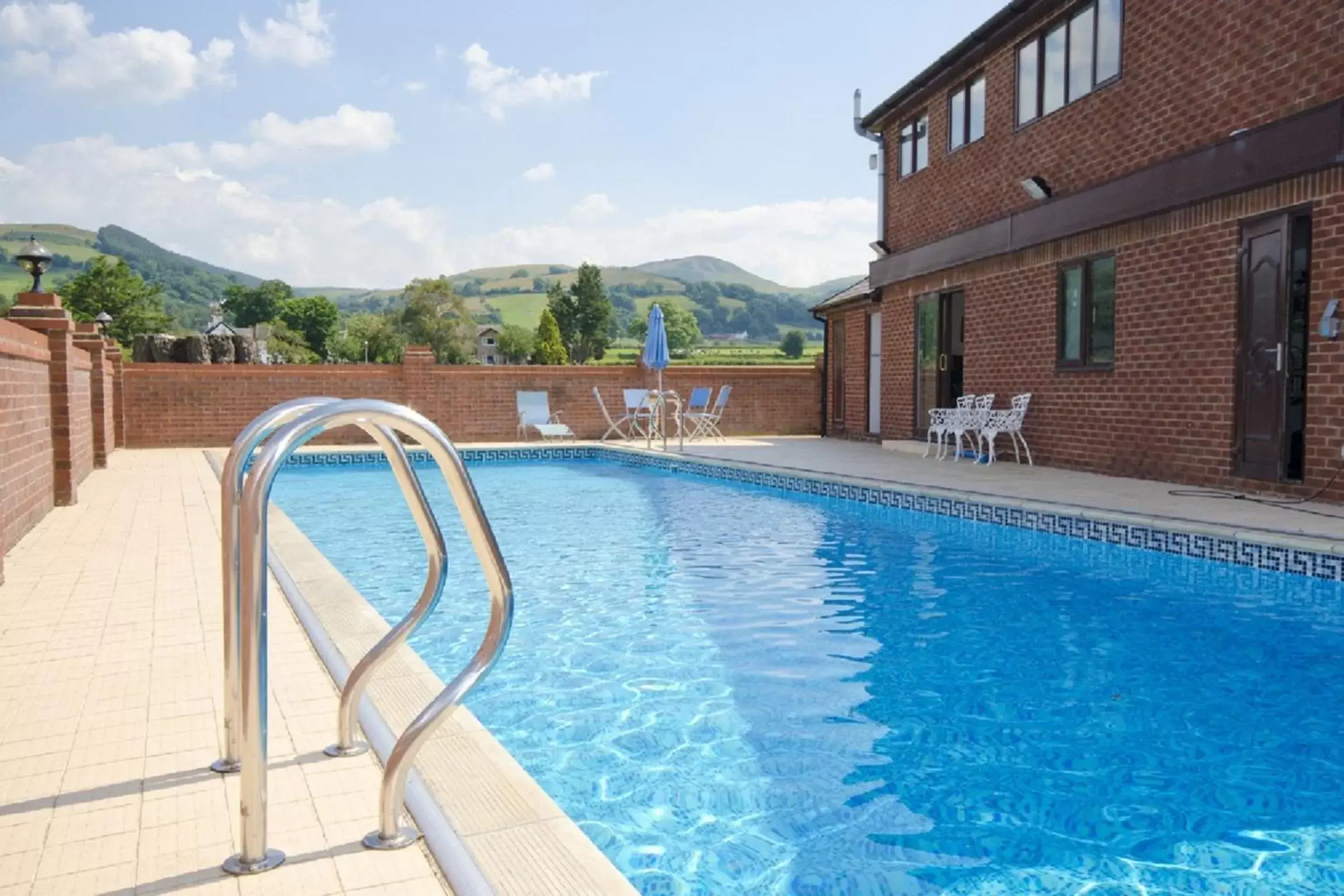 Swimming Pool in Tall Trees