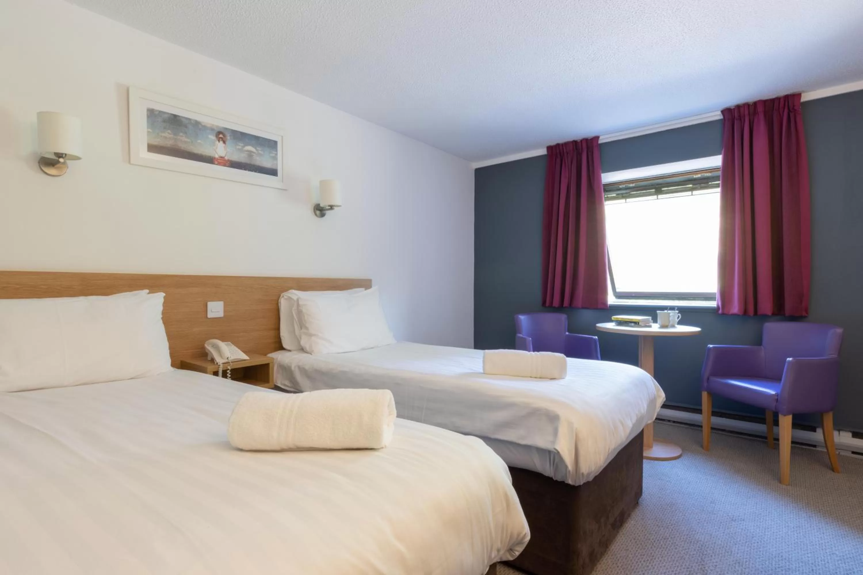 Photo of the whole room, Bed in The Caledonian Hotel