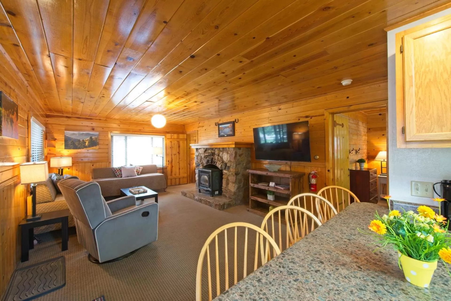 Seating Area in Sitzmark Sports Lodge