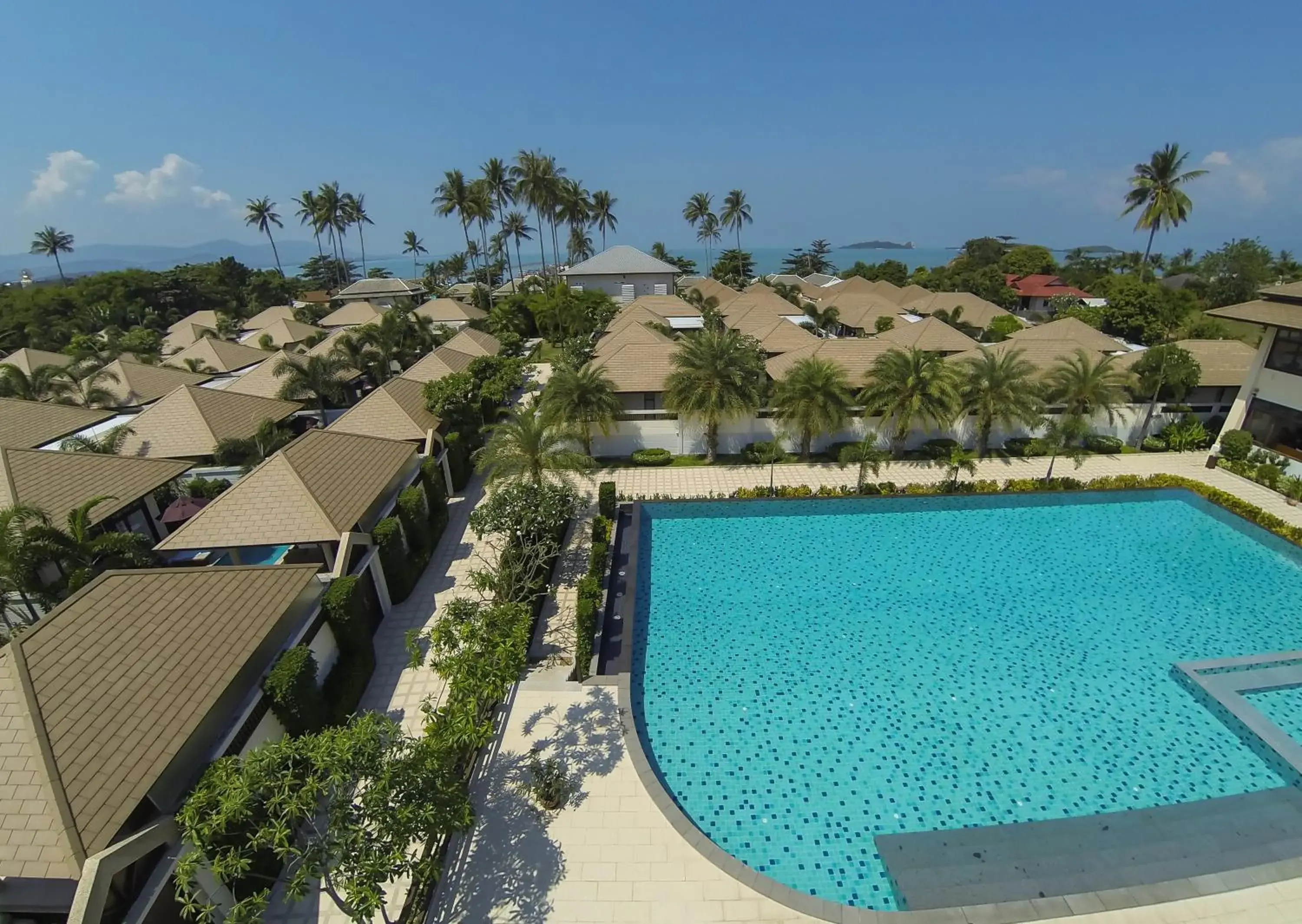 Bird's eye view, Pool View in Samui Boat Lagoon