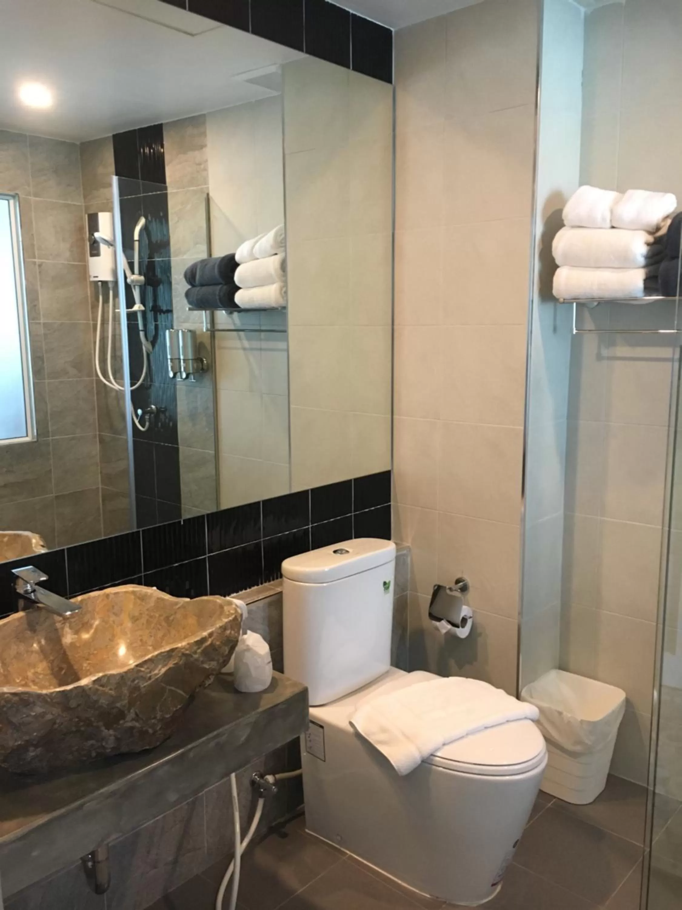 Bathroom in Maneetel Krabi Beachfront-SHA Plus