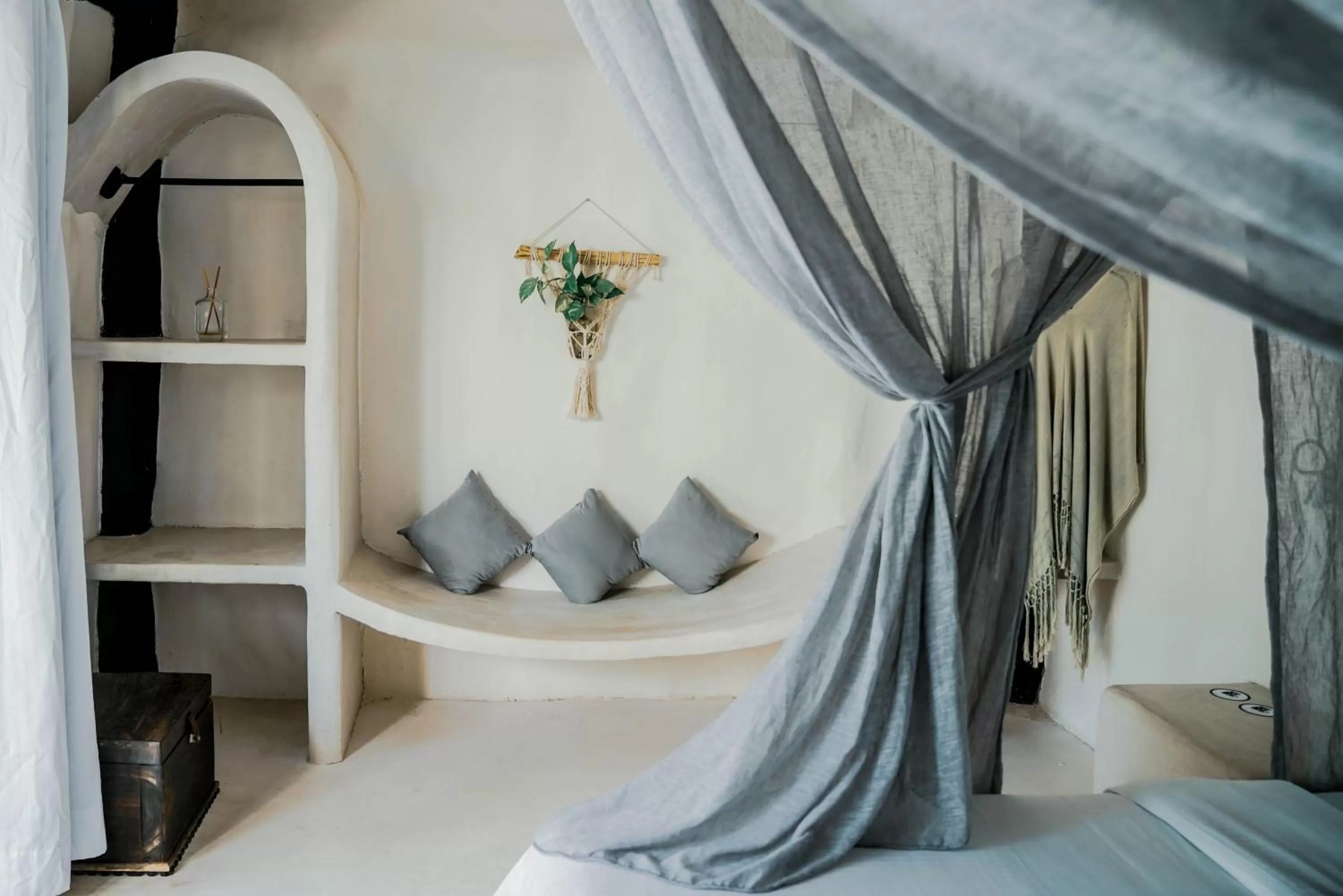 Bed in Coco Tulum Zen Zone Hotel