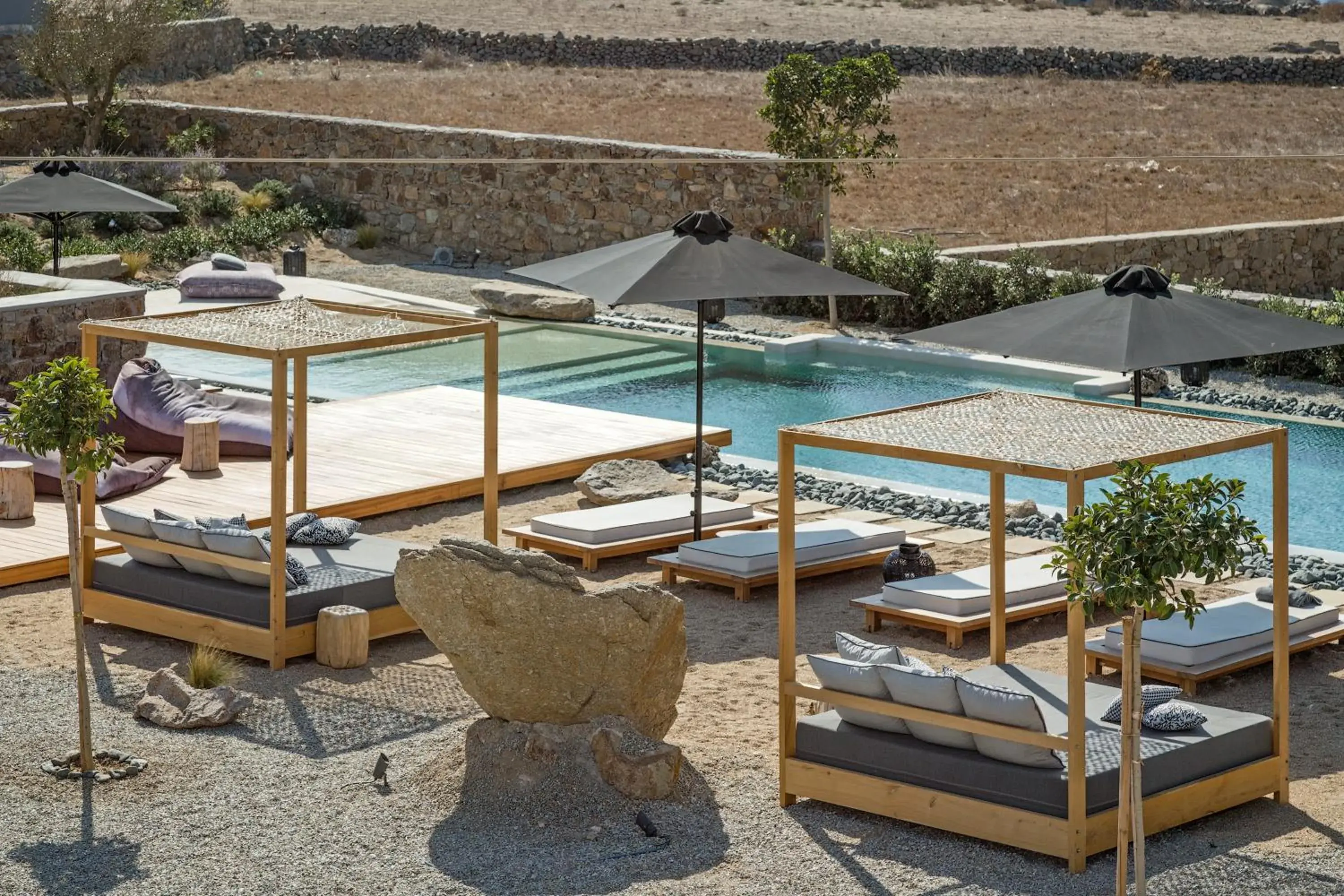 Garden, Pool View in Portes Suites & Villas Mykonos
