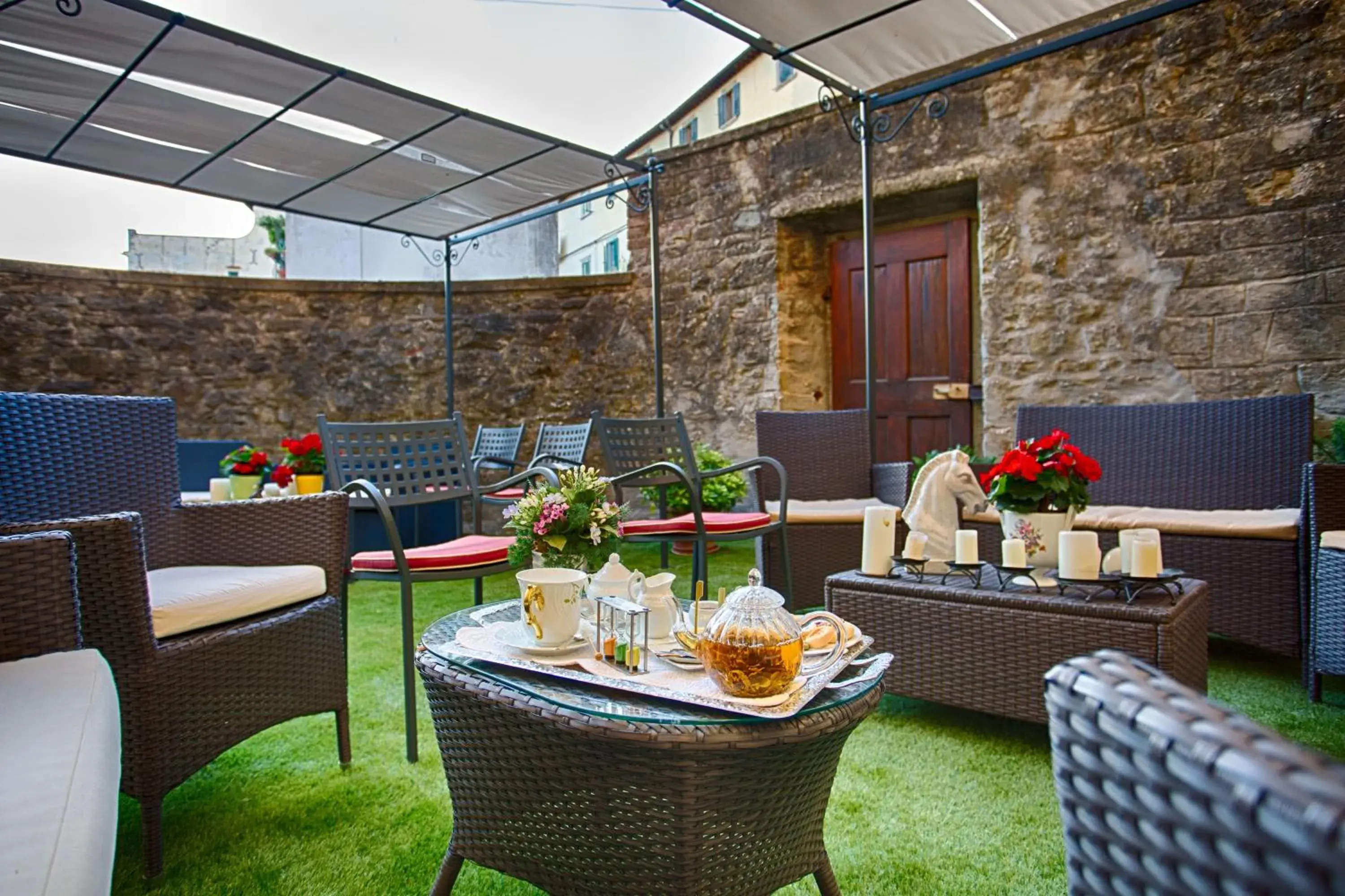 Patio in Hotel Villa Marsili