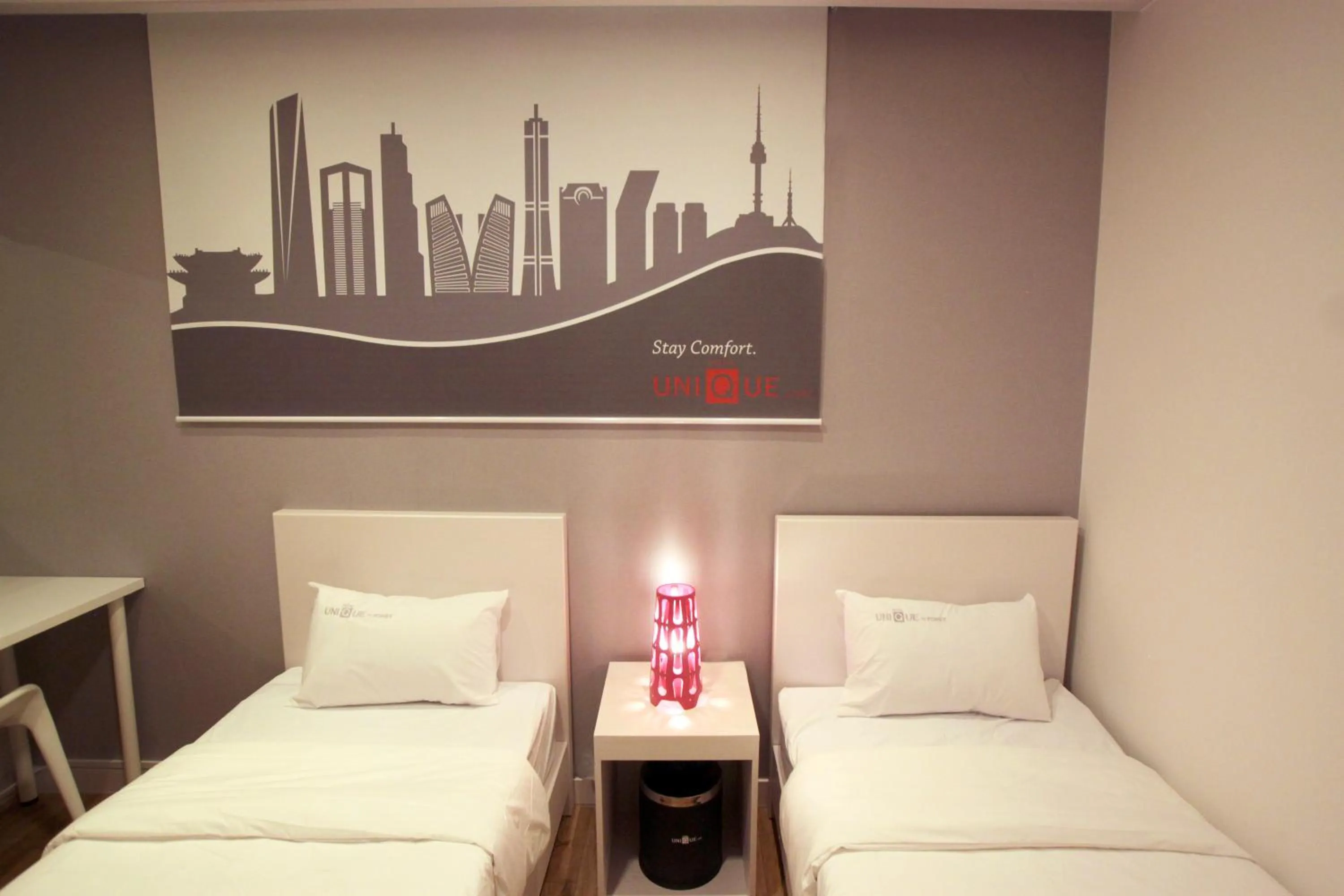 Bed in Jn Park Hotel Dongdaemun