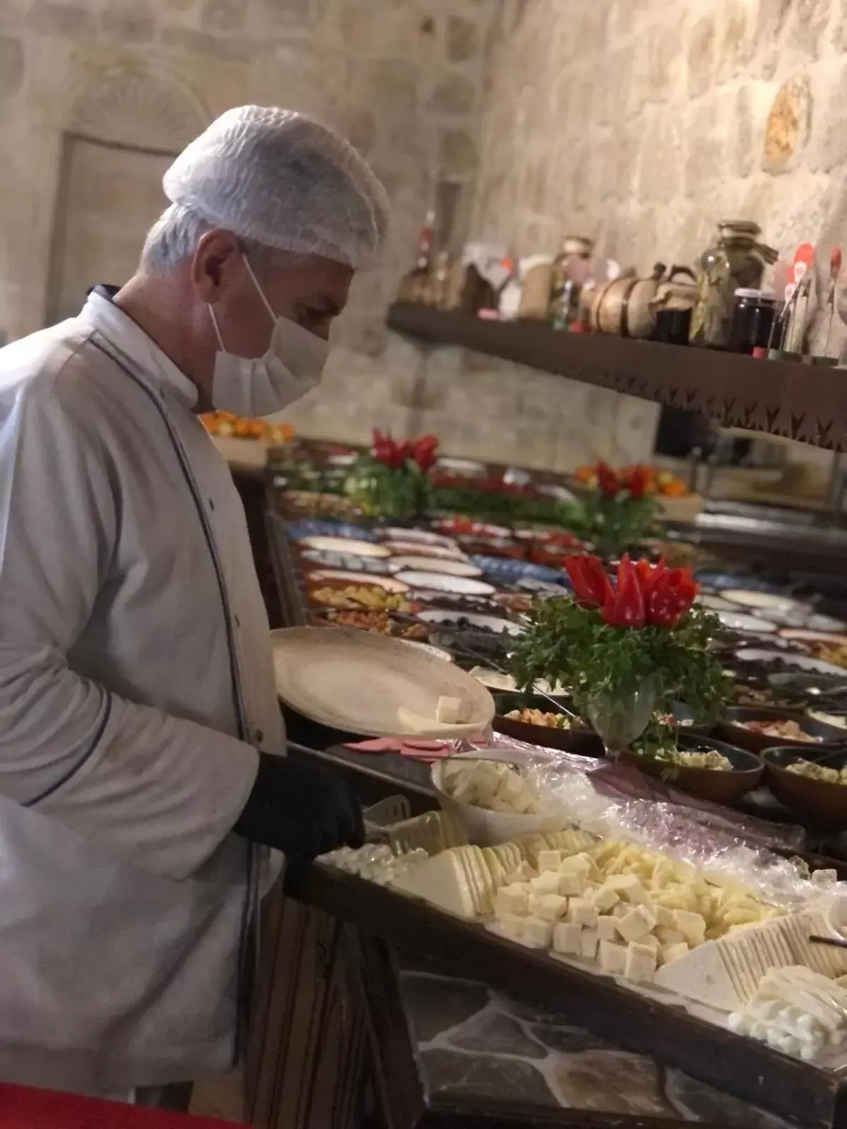 Breakfast in Yunak Evleri Cappadocia