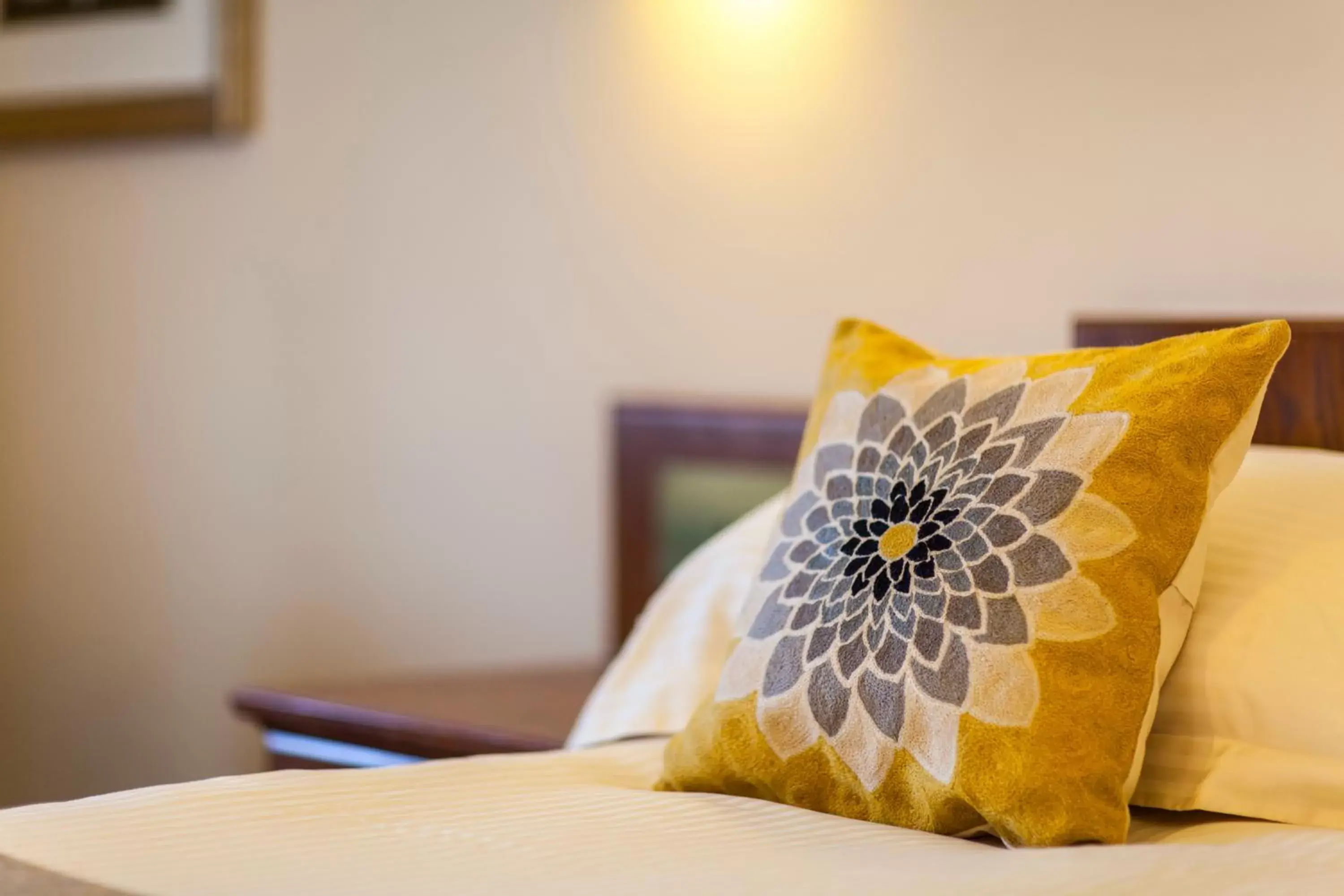 Decorative detail, Bed in Flackley Ash Hotel & Restaurant