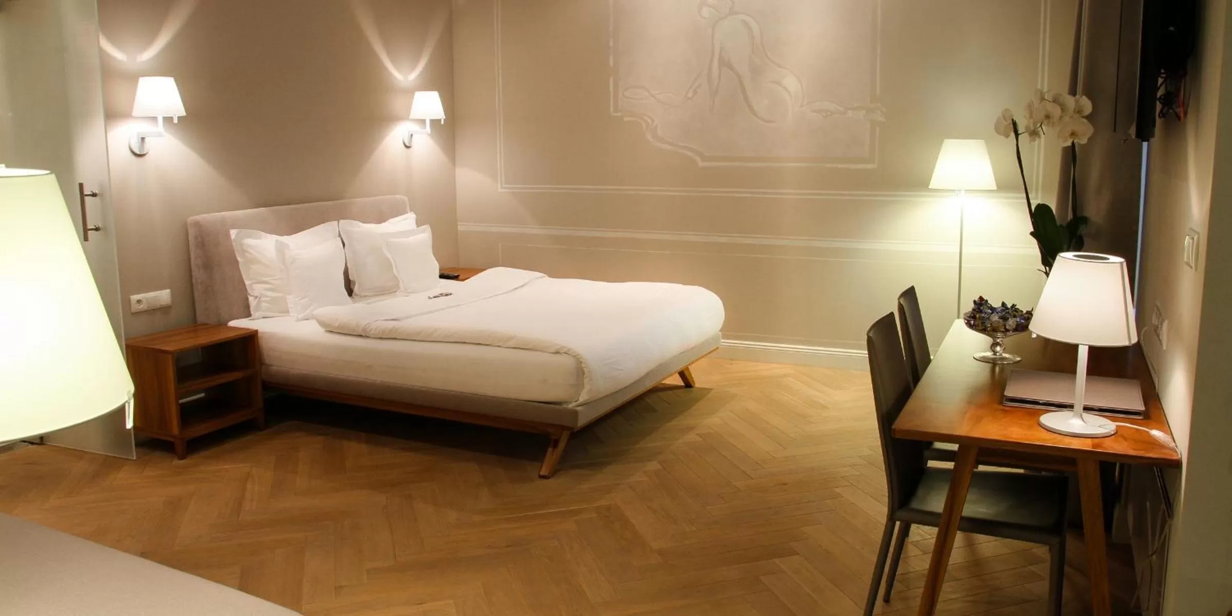 Bedroom, Bed in Apartamenty Bracka 6