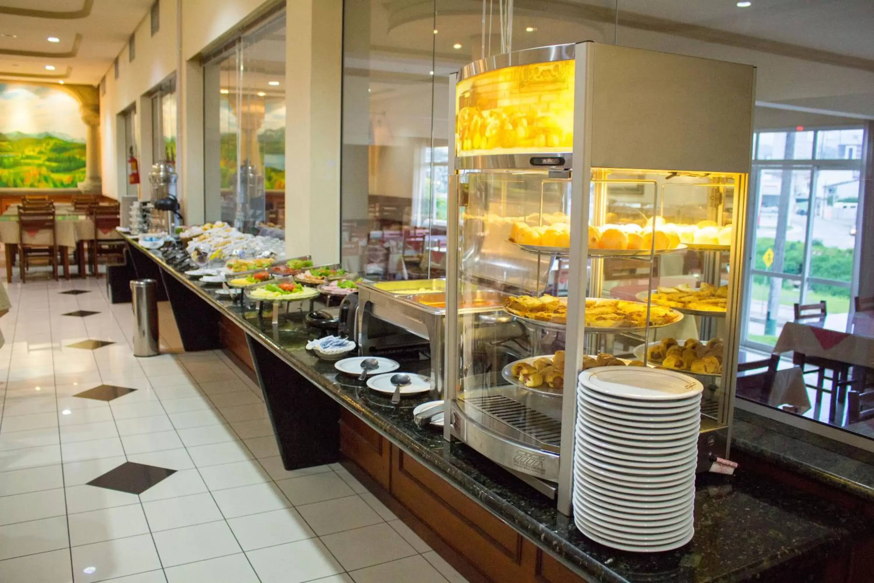 Buffet breakfast in Hotel Estação 101 - Brusque
