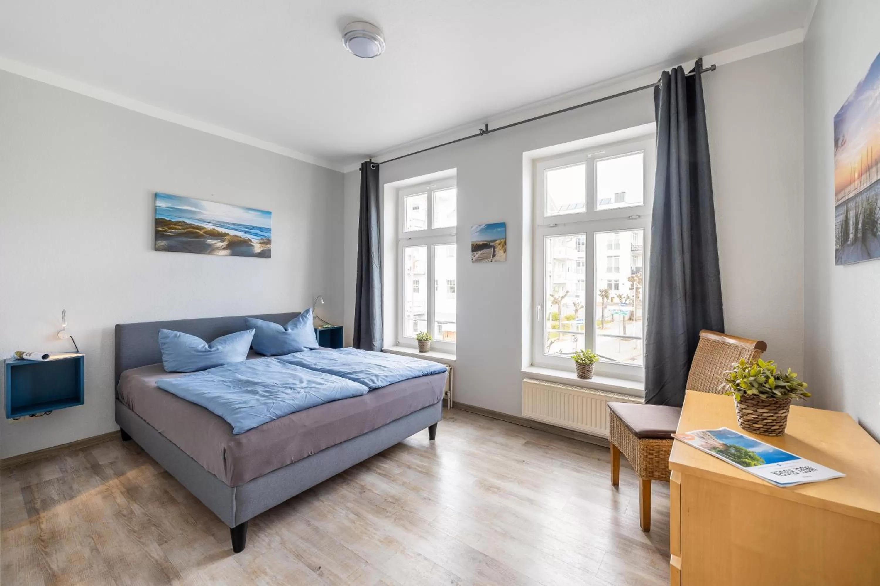 Bed in Haus Ferienglück Sauna im Haus