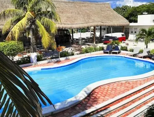 Swimming Pool in Hotel Villas del Mar Puerto Morelos