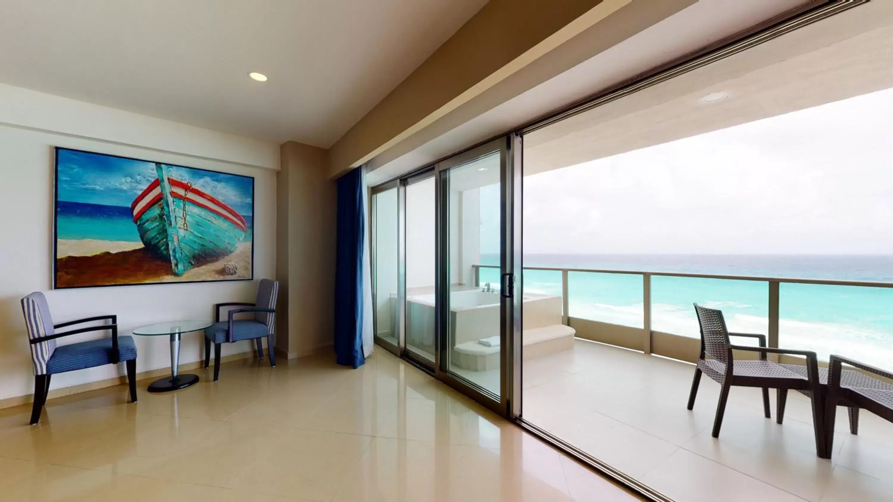 Ocean Front Suite Two Double Beds - Adults Only in Seadust Cancun Family Resort - All Inclusive