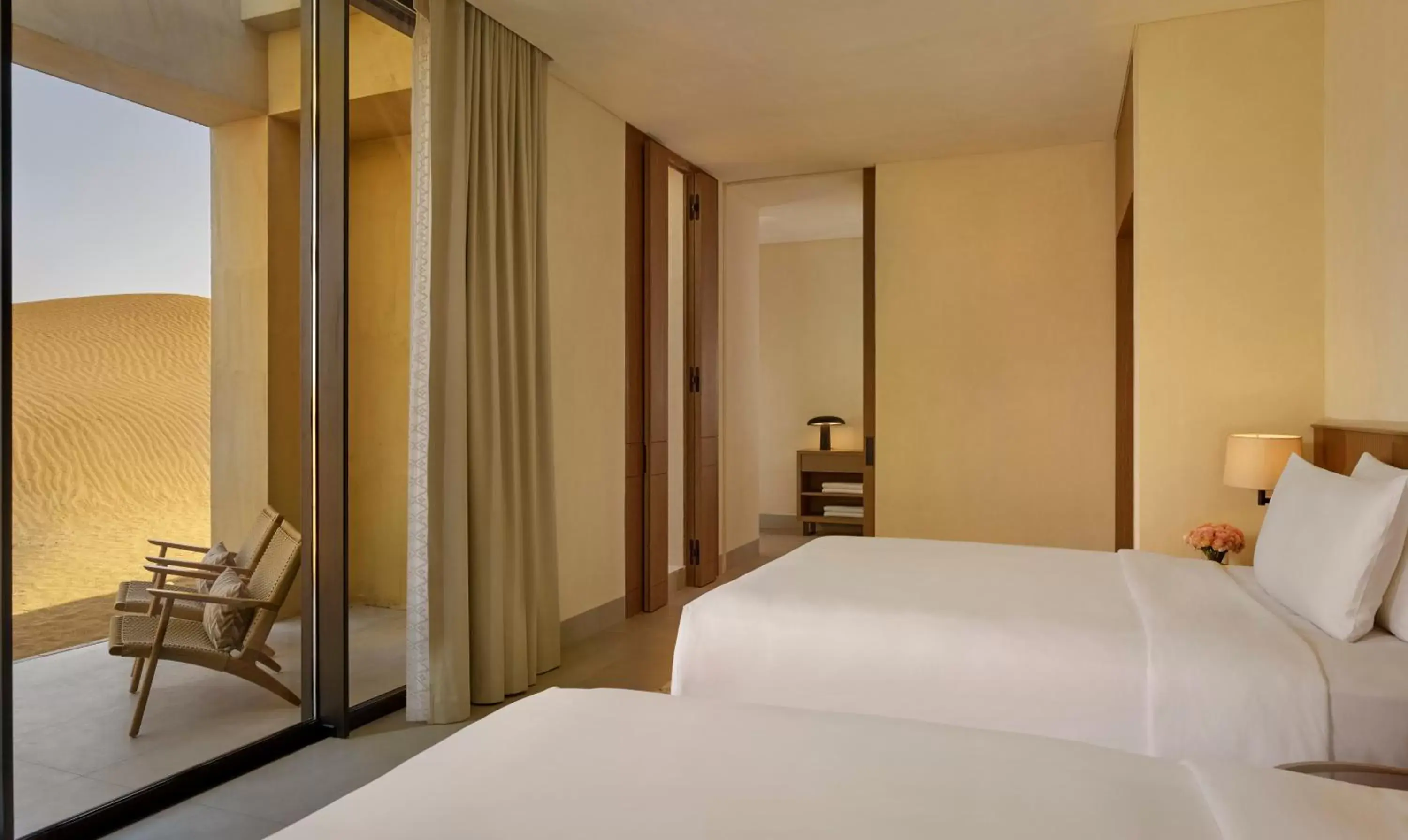 Bedroom, Bed in The Ritz-Carlton Ras Al Khaimah, Al Wadi Desert