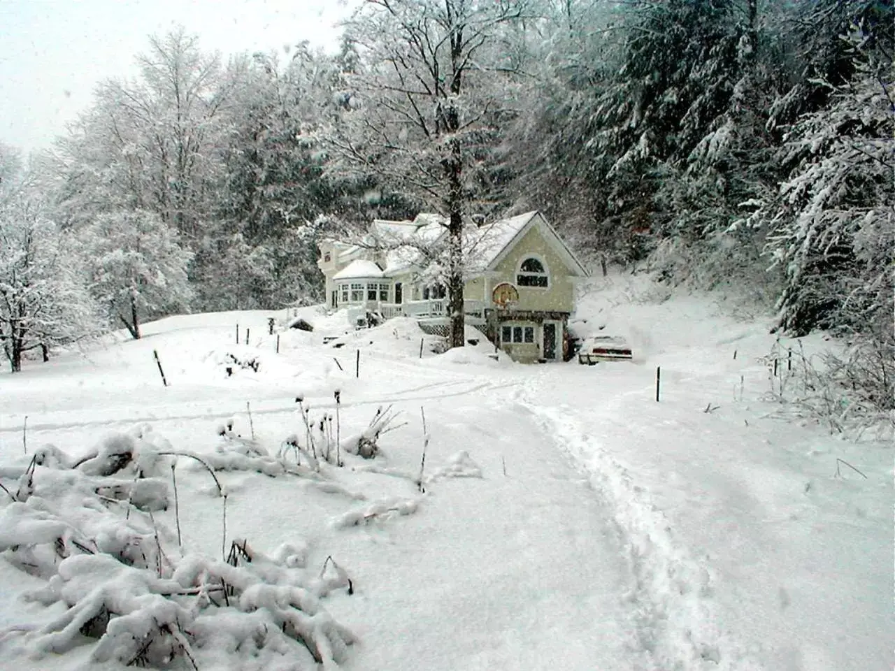 Area and facilities, Winter in Mountain Valley Retreat