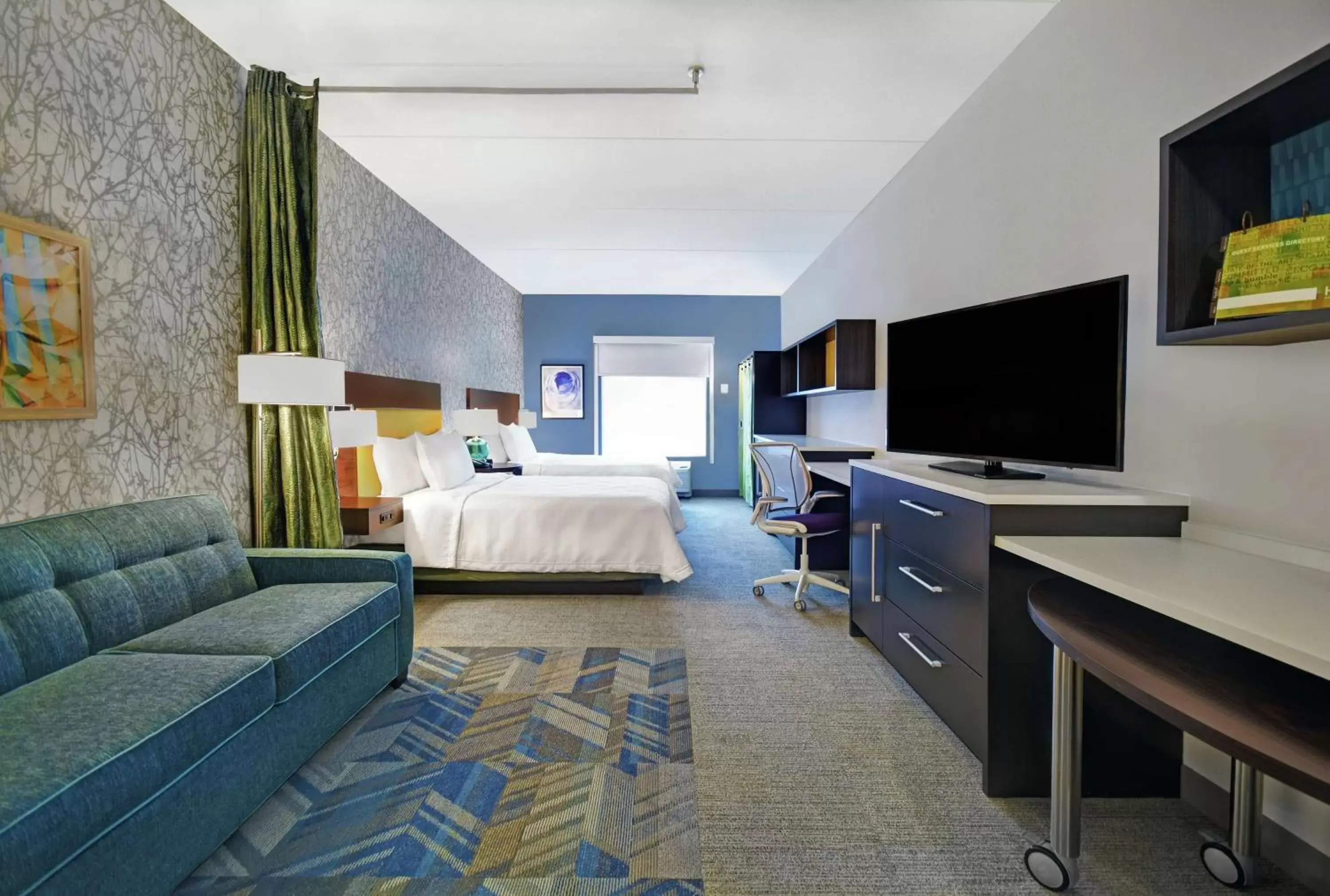 Bedroom, Seating Area in Home2 Suites By Hilton Lawrenceville Atlanta Sugarloaf, Ga