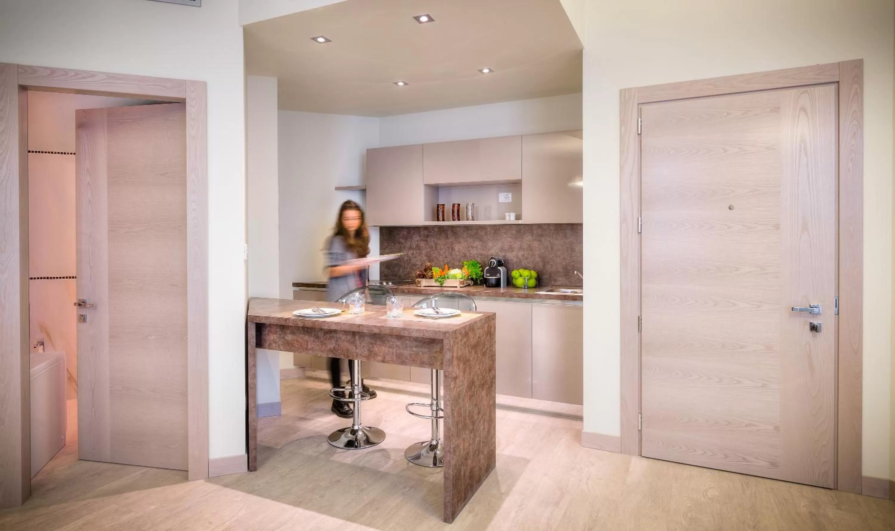 Kitchen or kitchenette in Forte16 View & SPA