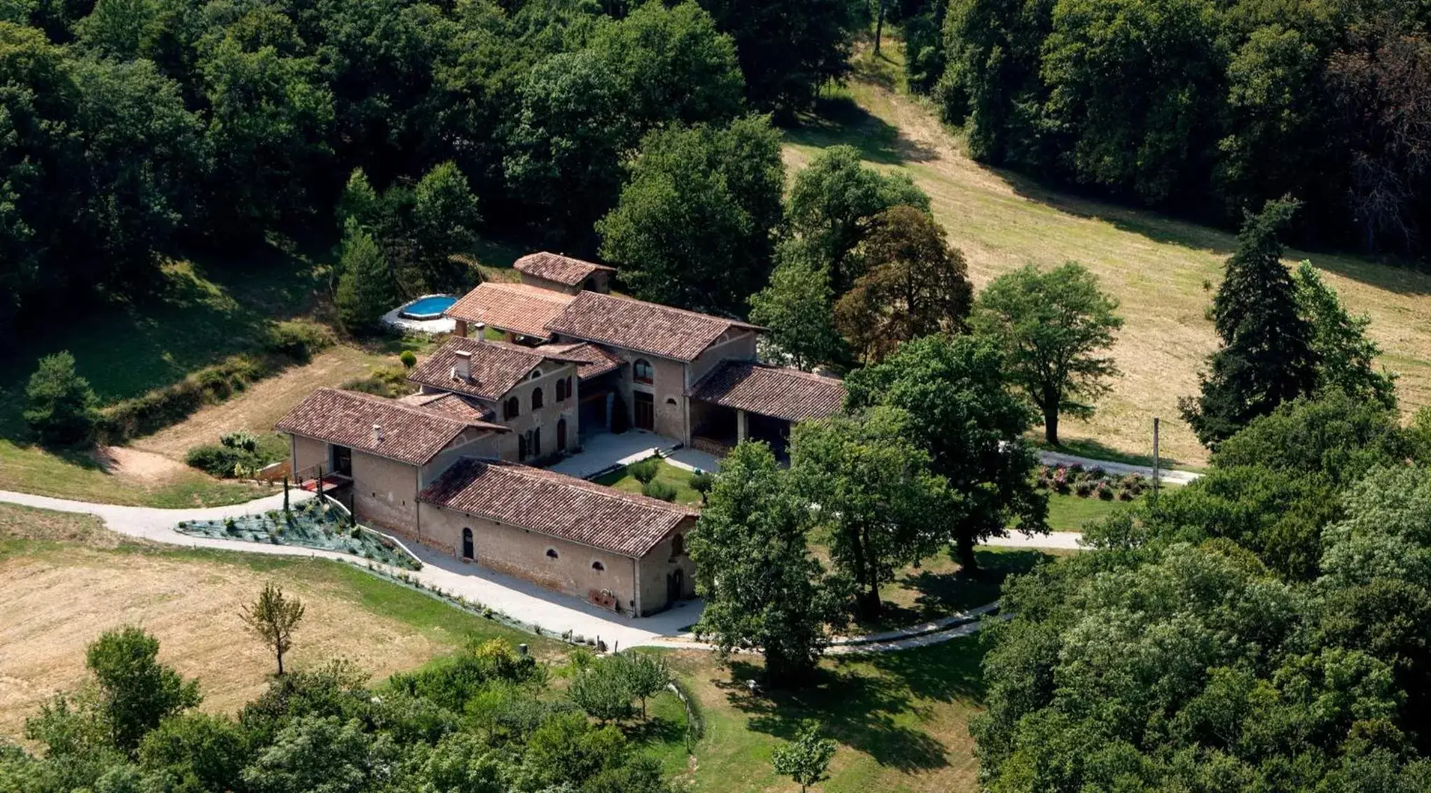 Bird's eye view, Bird's-eye View in Domaine Le Castelet