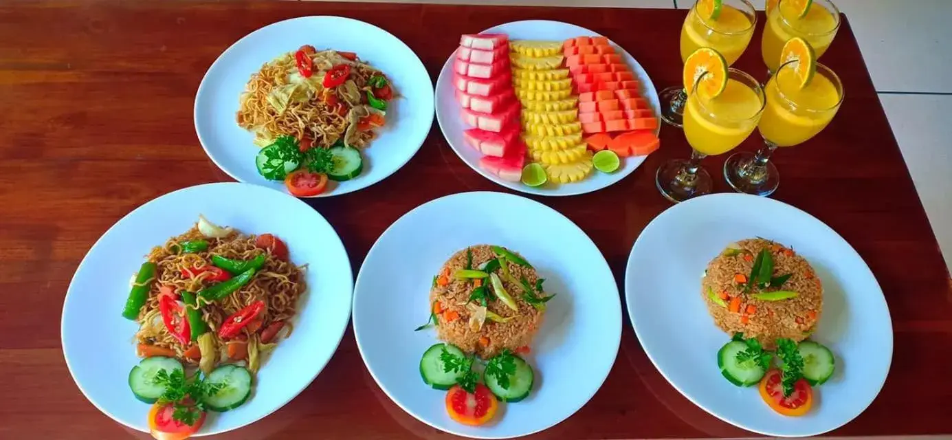 Food and drinks, Lunch and Dinner in Bali Harmony Villa