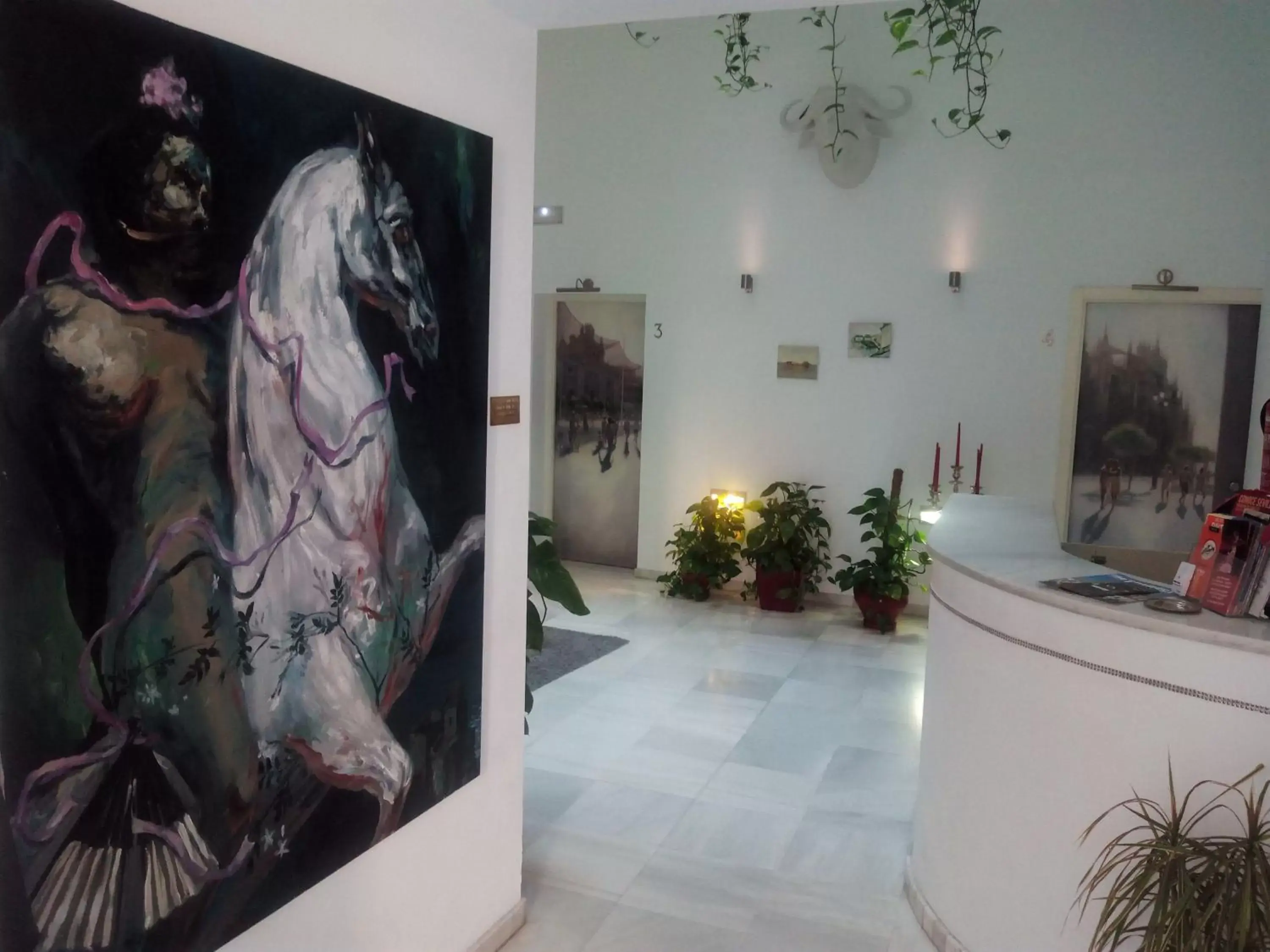 Lobby or reception in Hotel Palacio Alcázar Lobby or reception in Hotel Palacio Alcázar