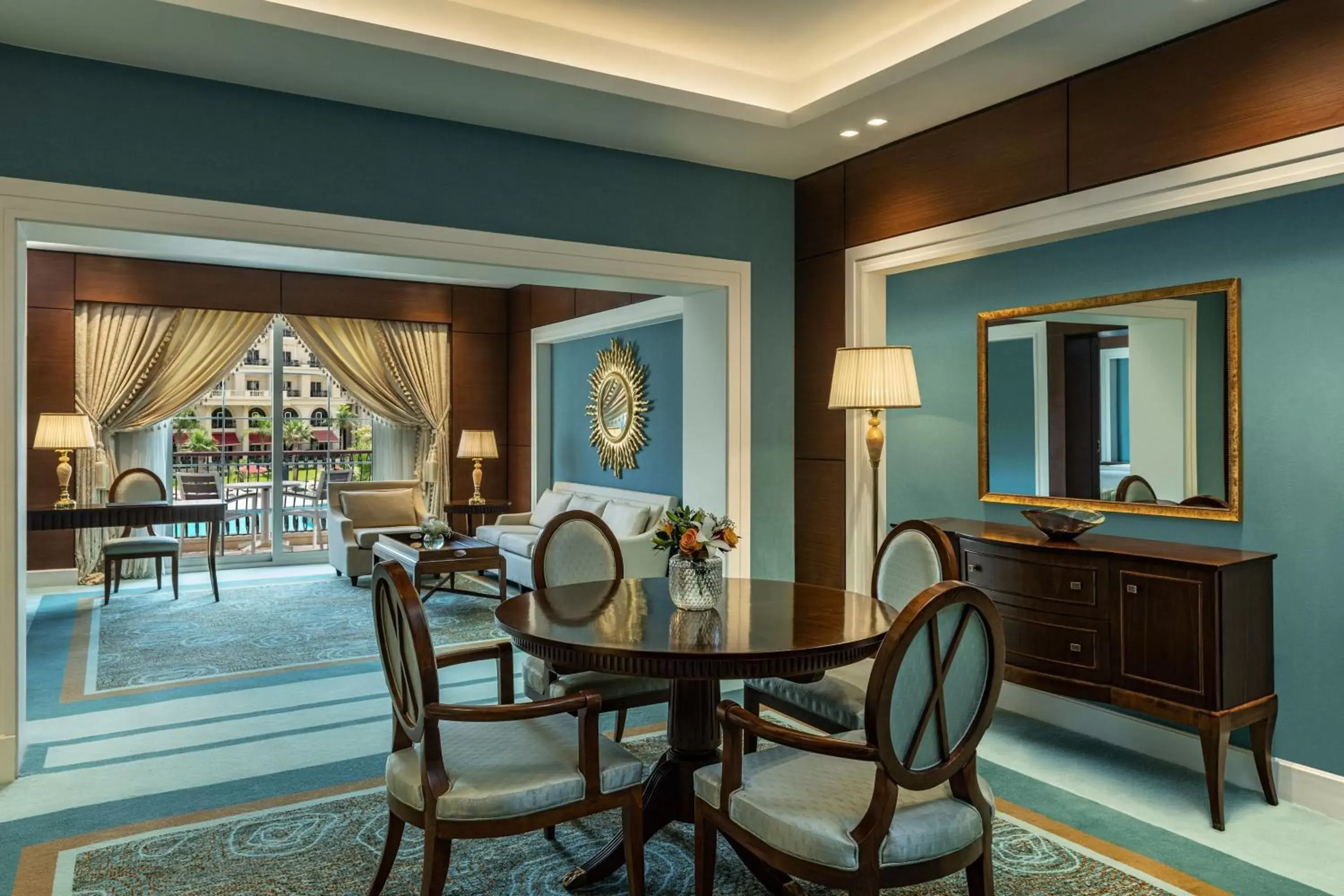 Living room in The St. Regis Almasa Hotel, Cairo