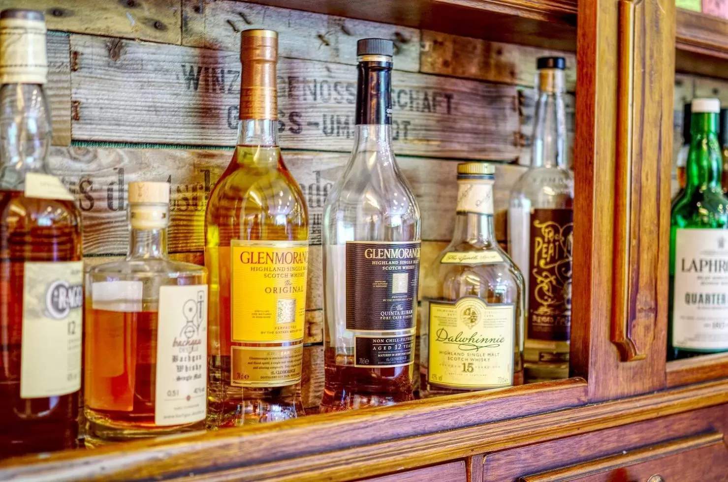 Alcoholic drinks in Hotel Jakob