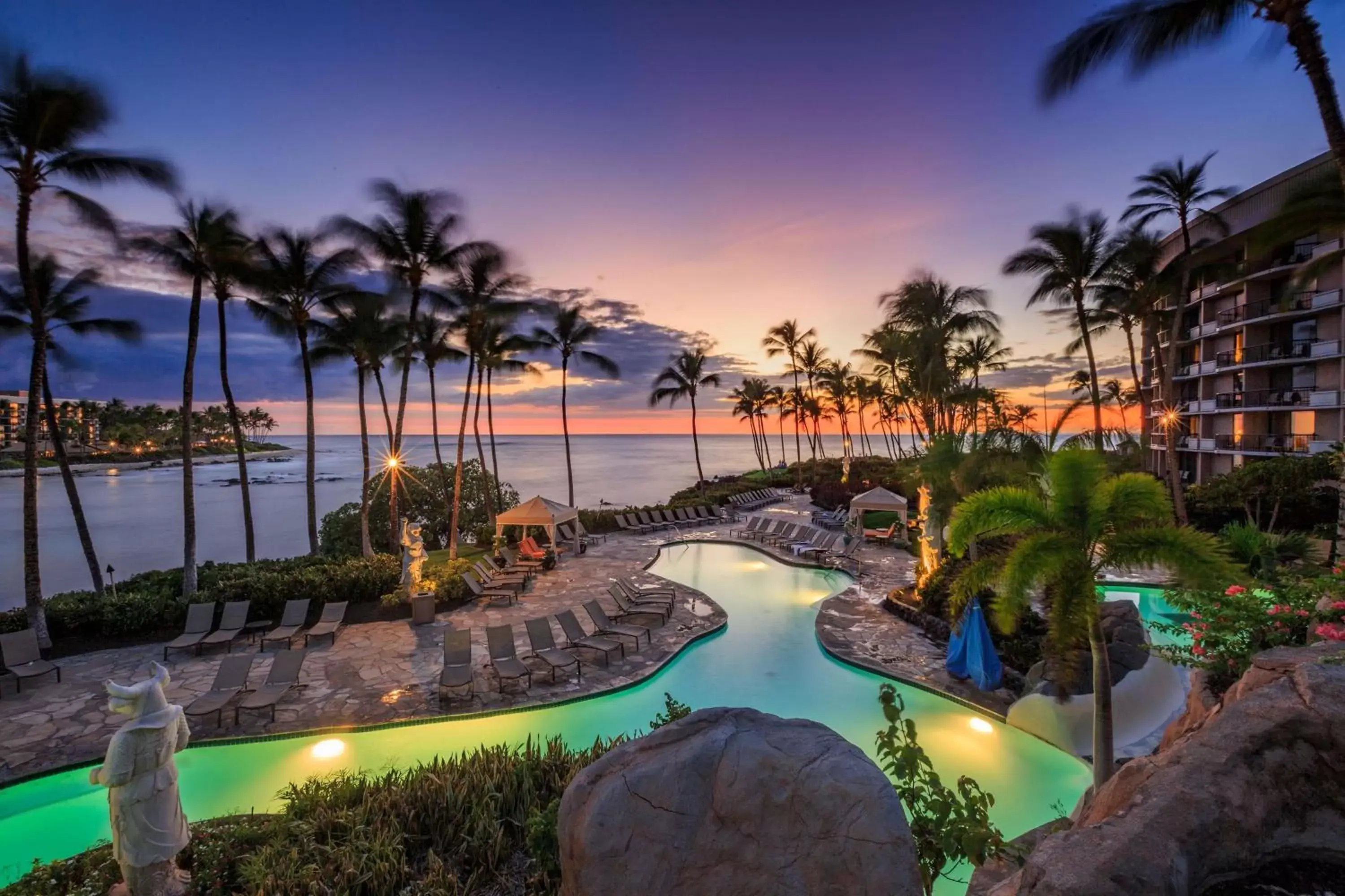 Swimming pool, Pool View in Hilton Waikoloa Village