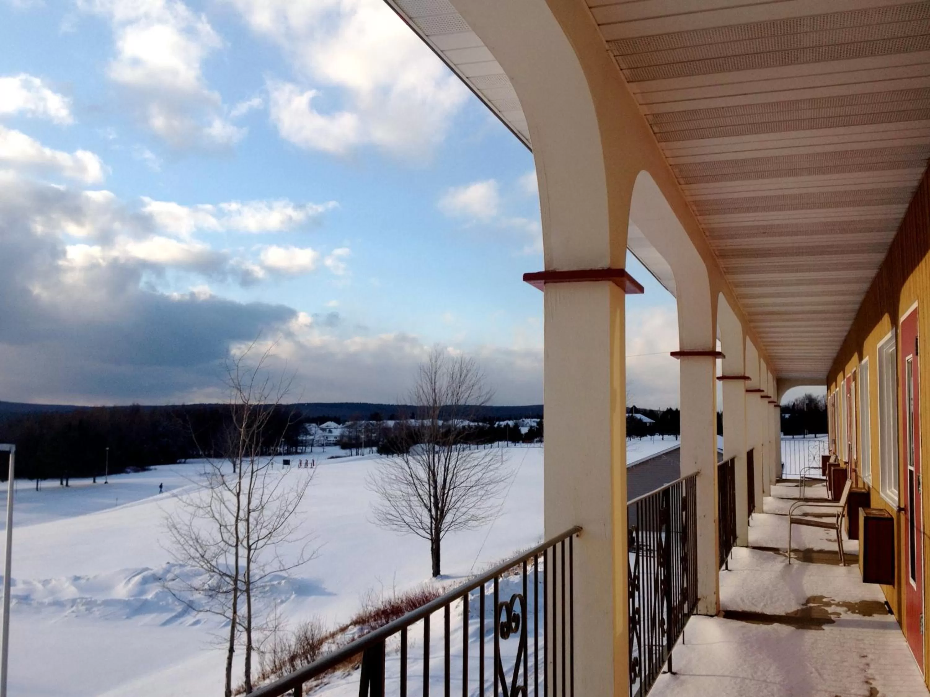View (from property/room) in Hotel Motel Le Château