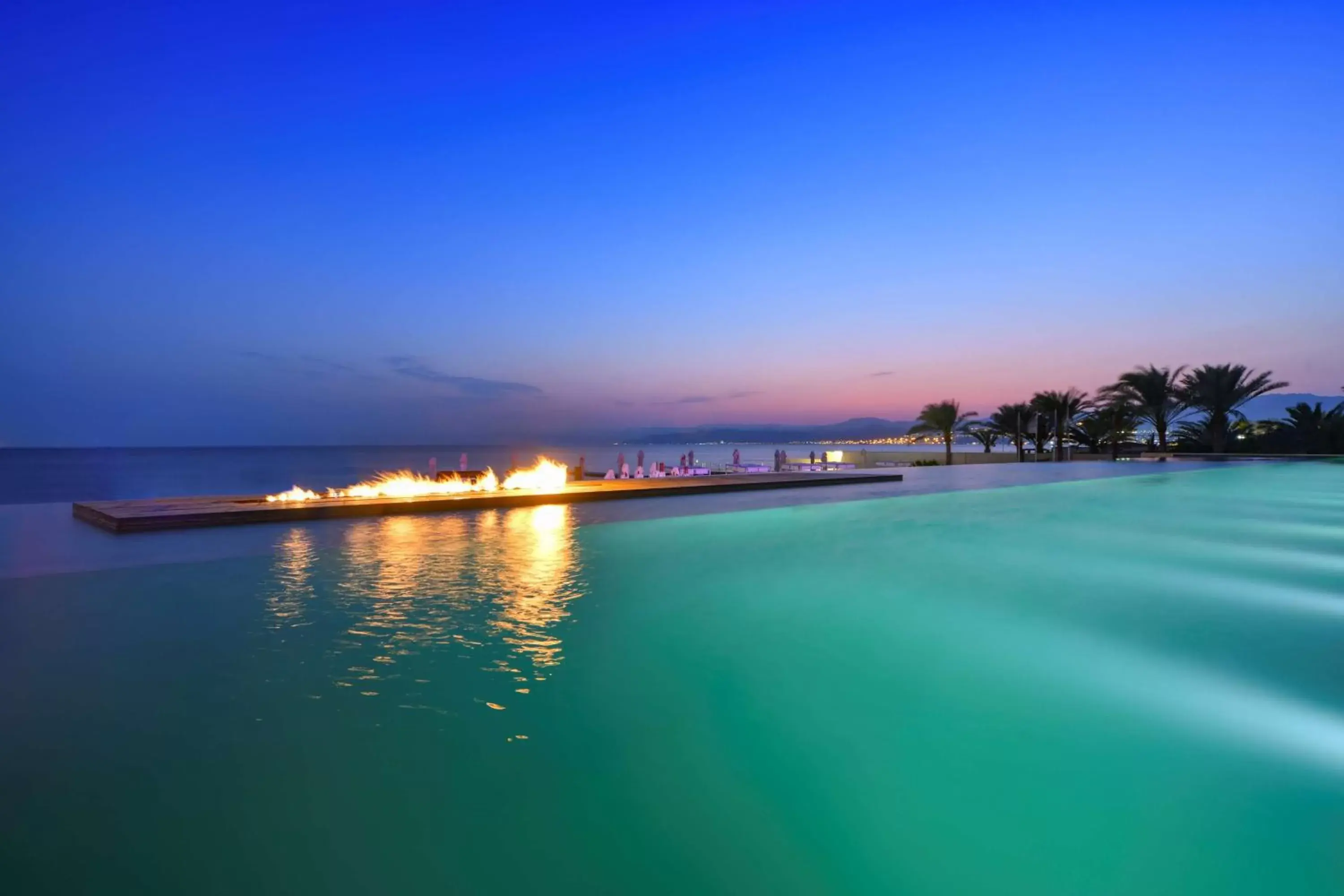 Pool view in Kempinski Hotel Aqaba