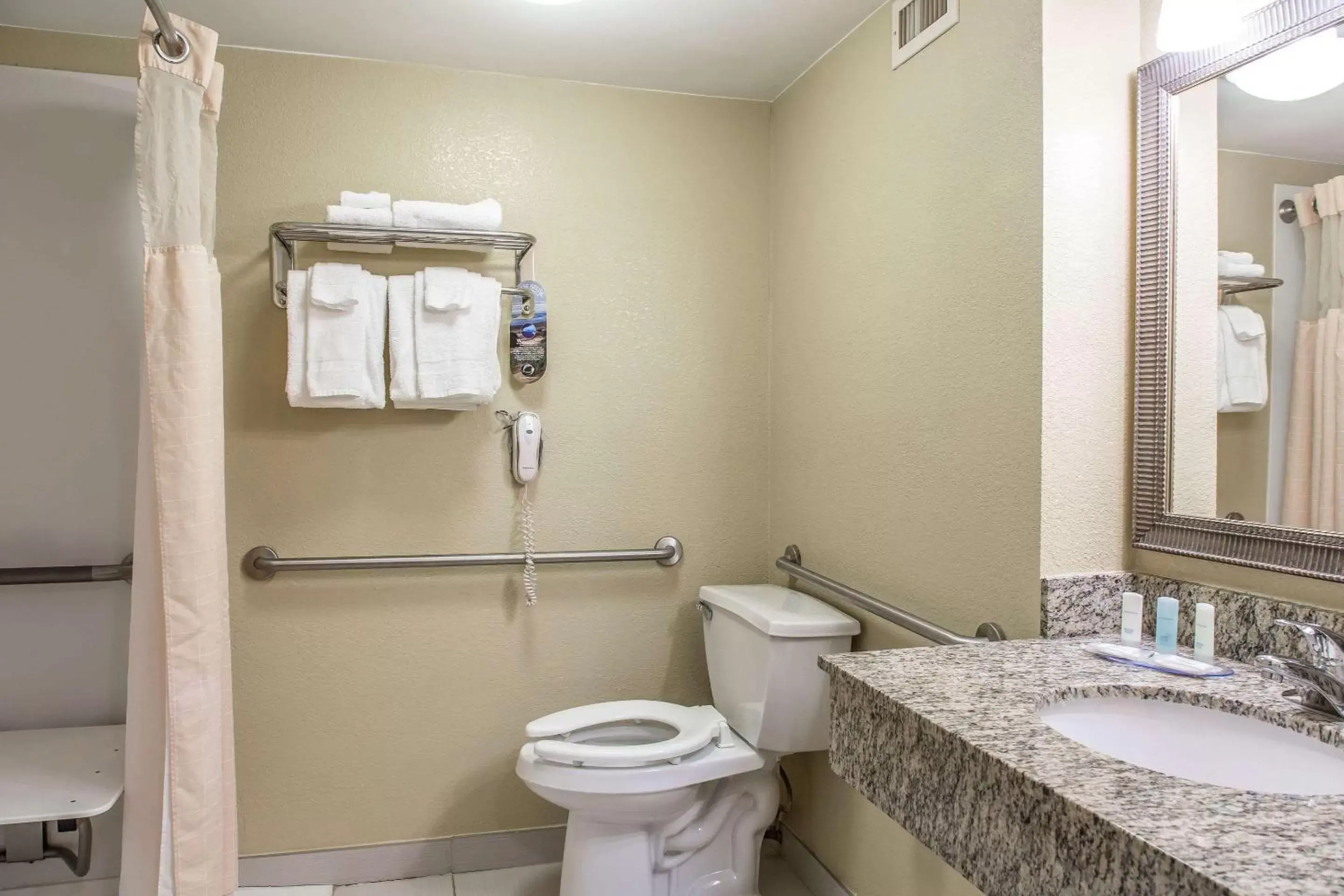 Photo of the whole room, Bathroom in Clarion Inn New London/ Mystic