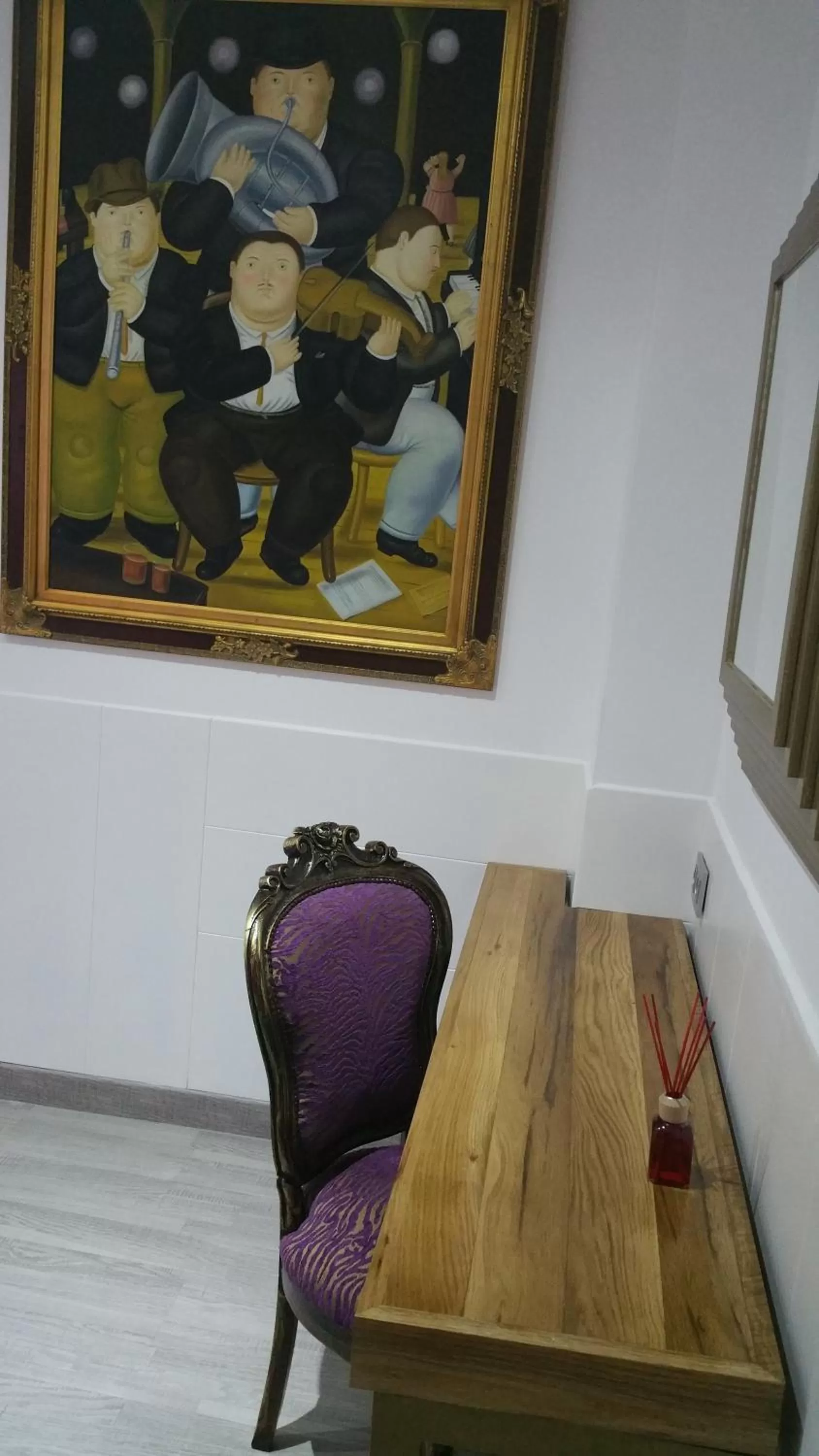 Decorative detail in Hotel Art Santander