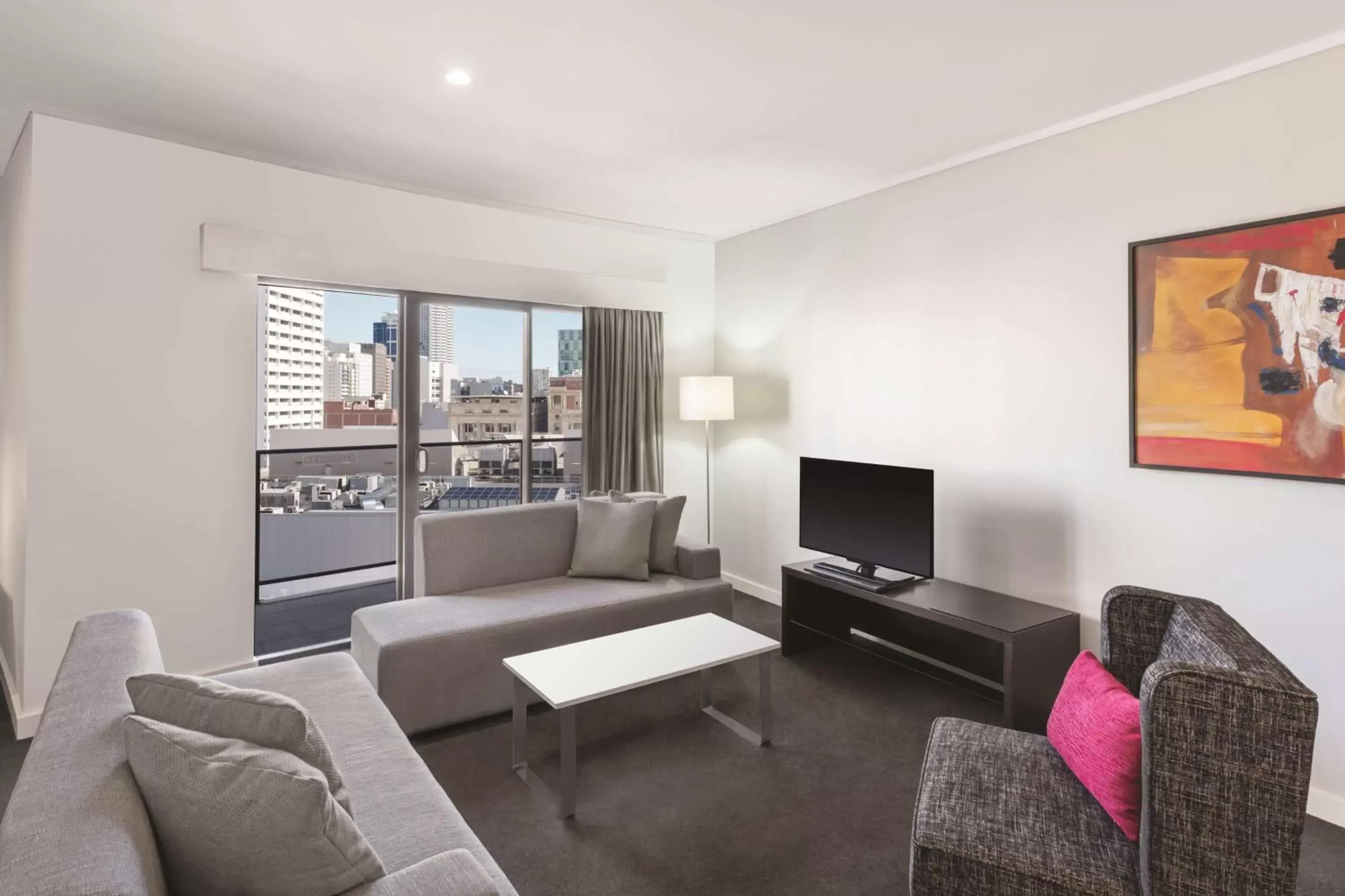 Bedroom, Seating Area in Adina Apartment Hotel Perth Barrack Plaza