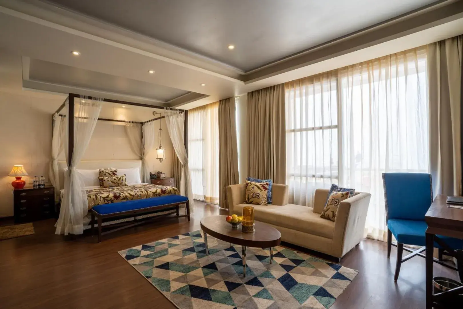 Living room in Indraprastha Spa Resort