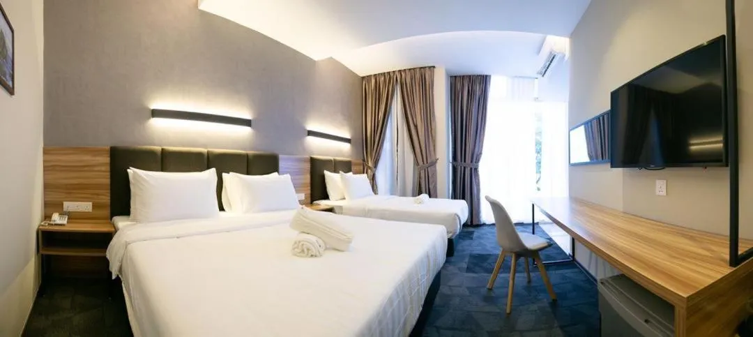 Bed in Prestigo Hotel - Johor Bharu