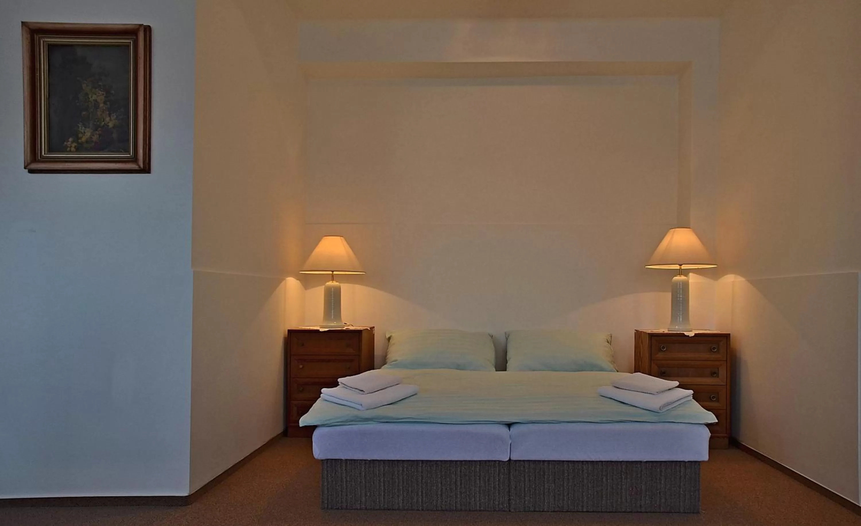 Bedroom, Bed in hotel Dobruška