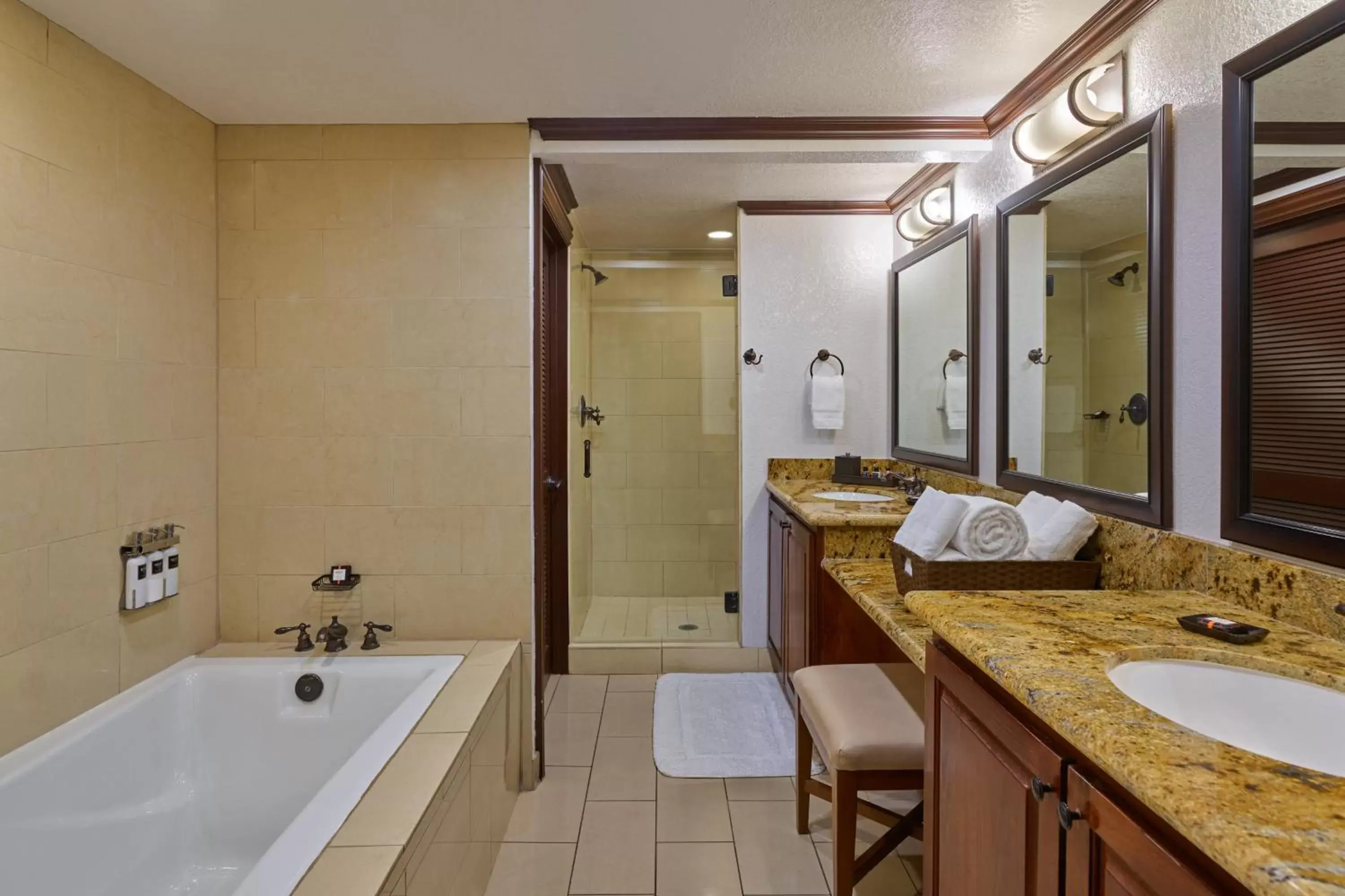 Photo of the whole room, Bathroom in Omni Rancho Las Palmas Resort & Spa
