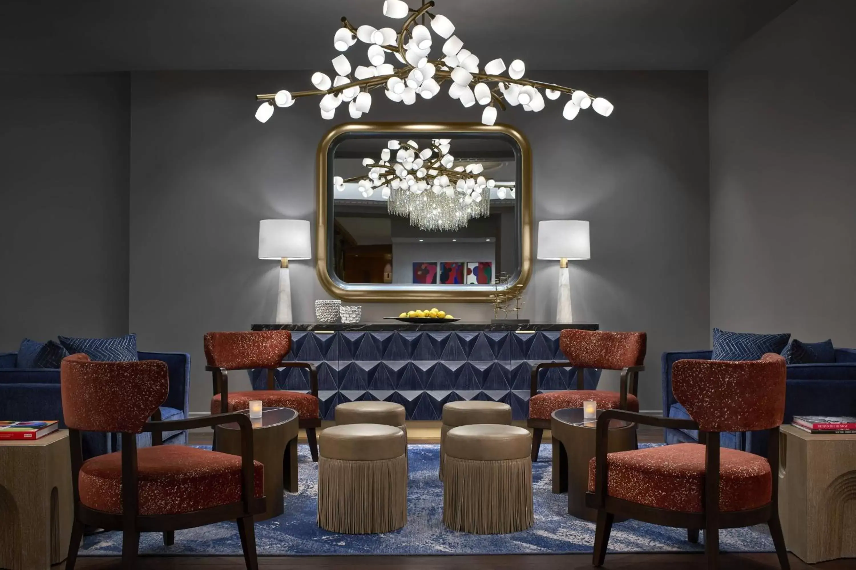 Lobby or reception in The Opus Westchester, Autograph Collection Lobby or reception in The Opus Westchester, Autograph Collection