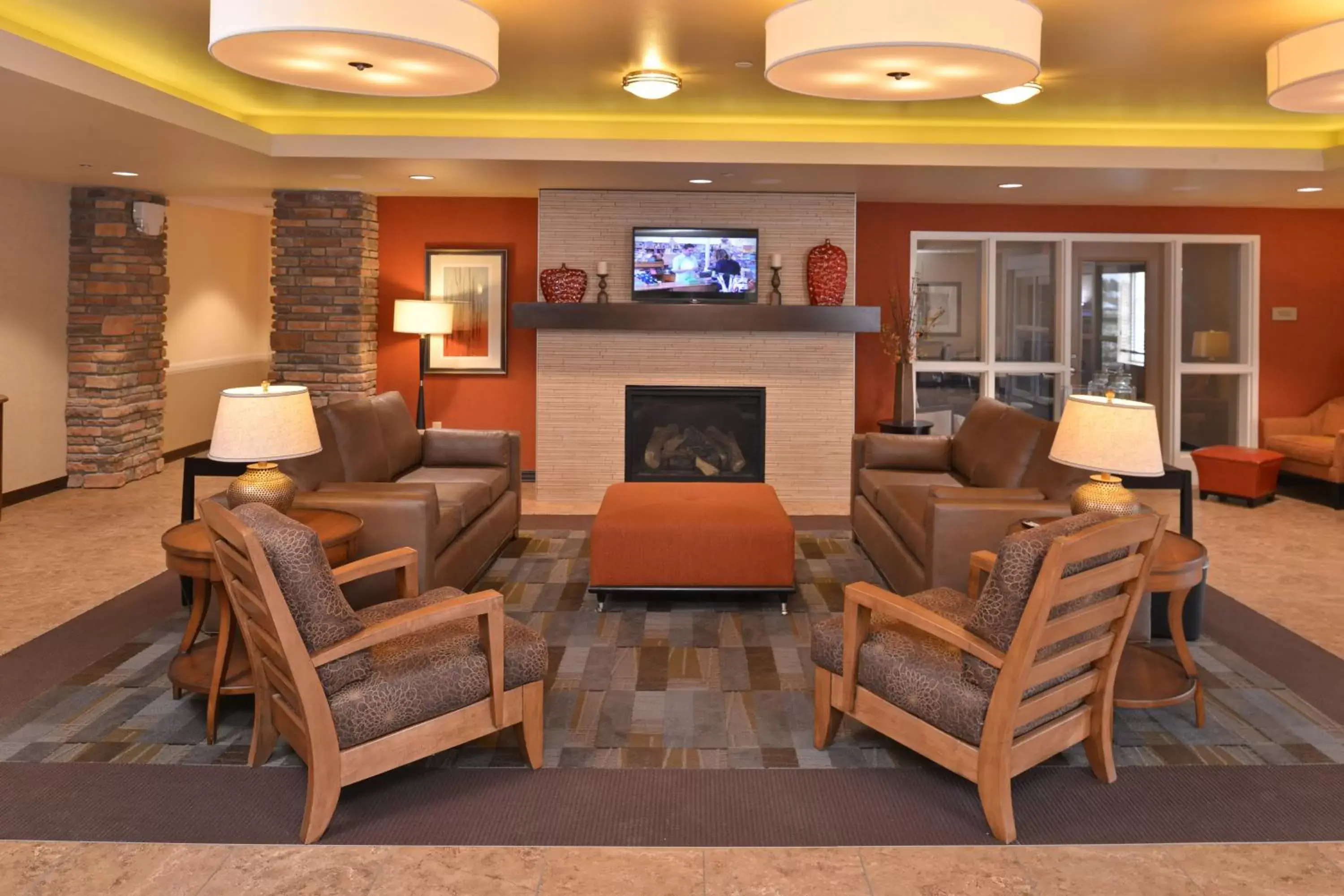 Lobby or reception in Hawthorn Extended Stay by Wyndham Dickinson Lobby or reception in Hawthorn Extended Stay by Wyndham Dickinson