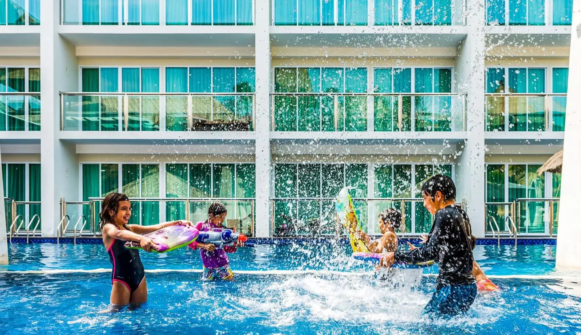 Kids's club, Swimming Pool in The Sakala Resort Bali All Suites CHSE Certified