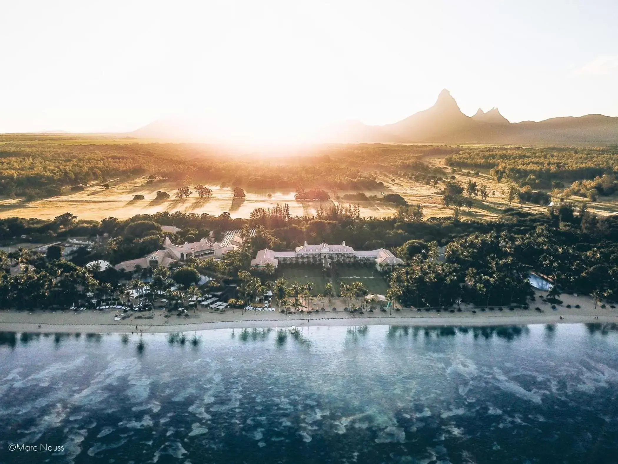 Beach in Sugar Beach Mauritius