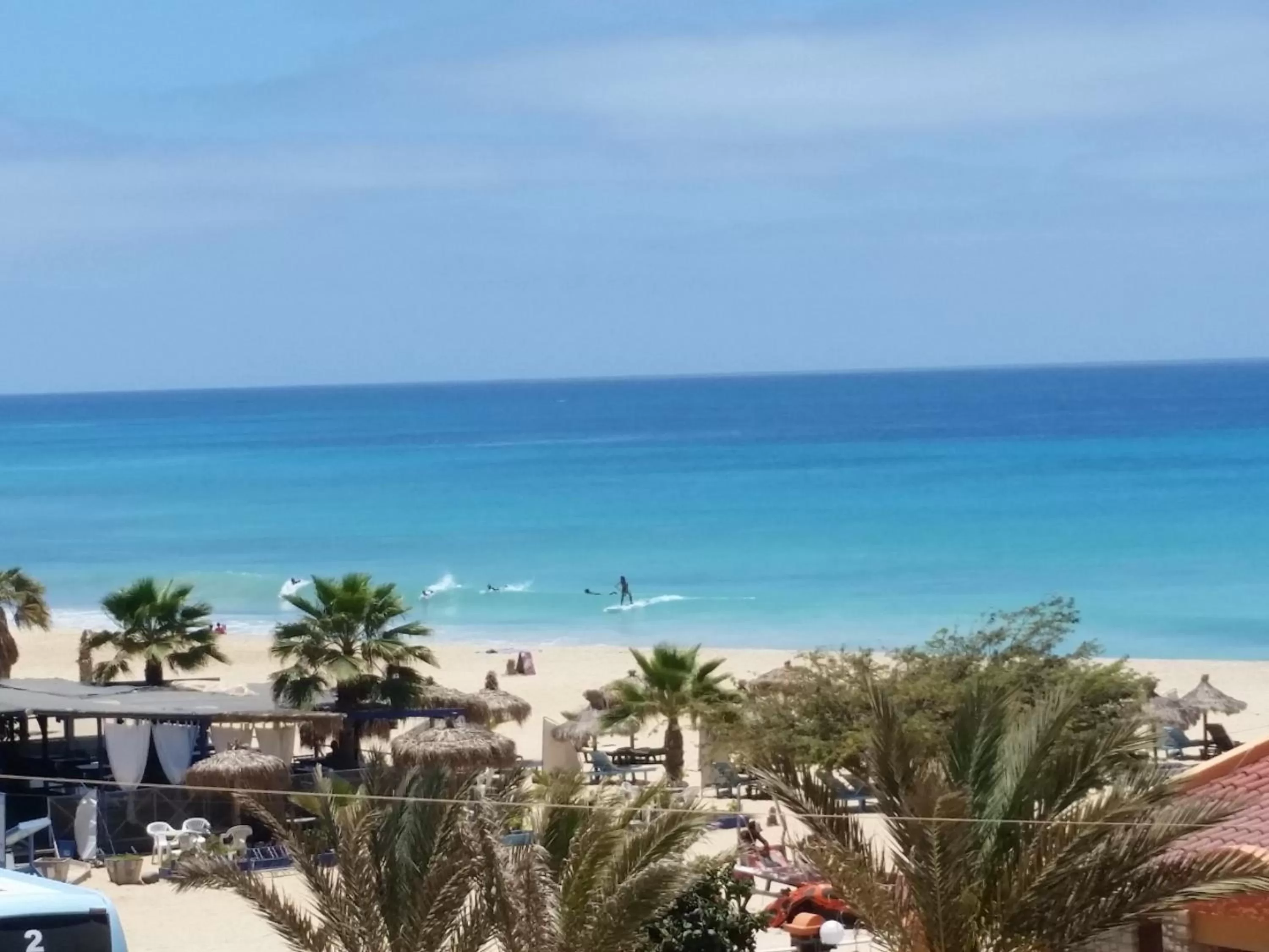 Balcony/Terrace, Sea View in Aparthotel Santa Maria Beach